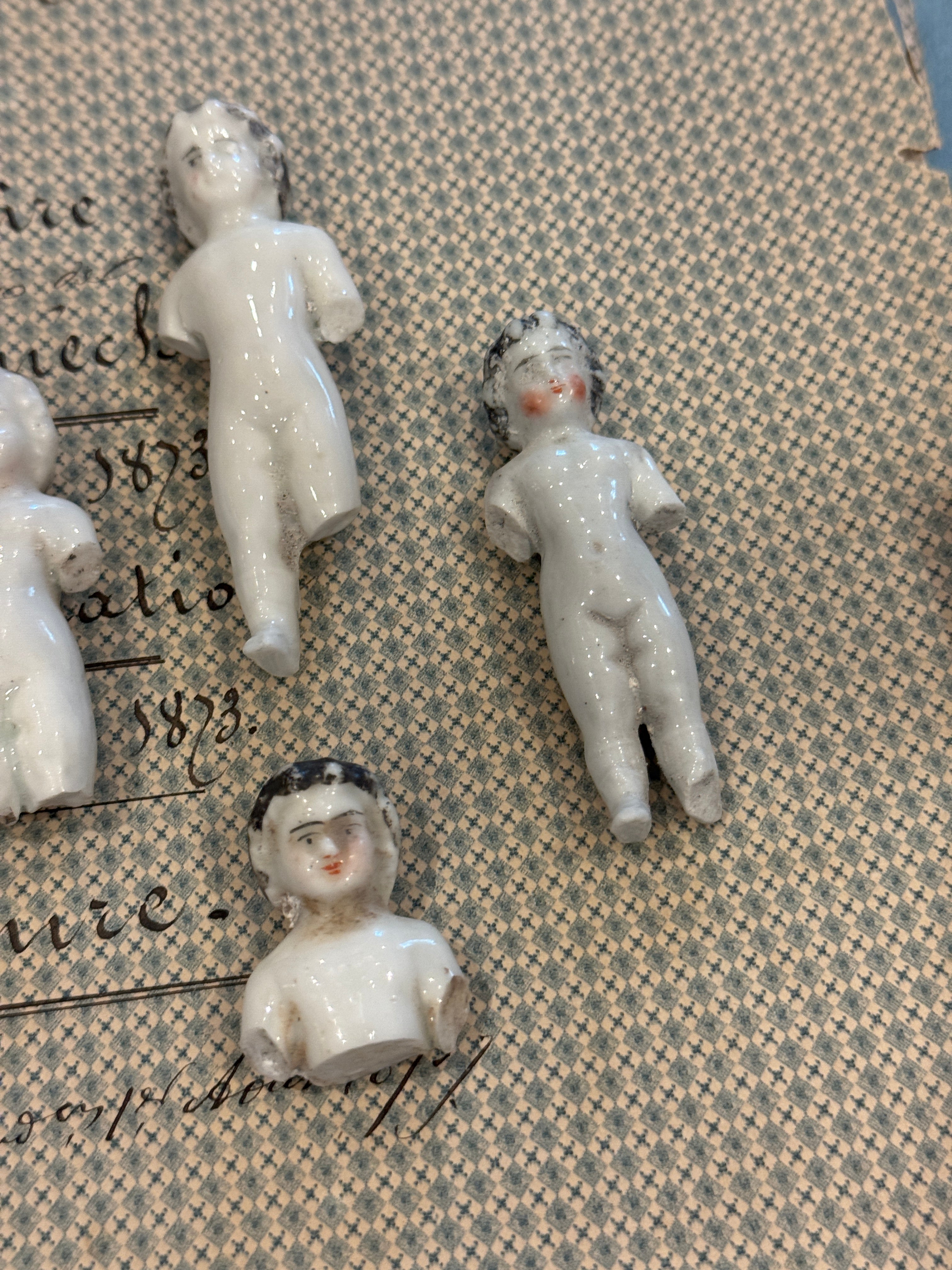 Vintage German Painted Frozen Charlotte's -A93