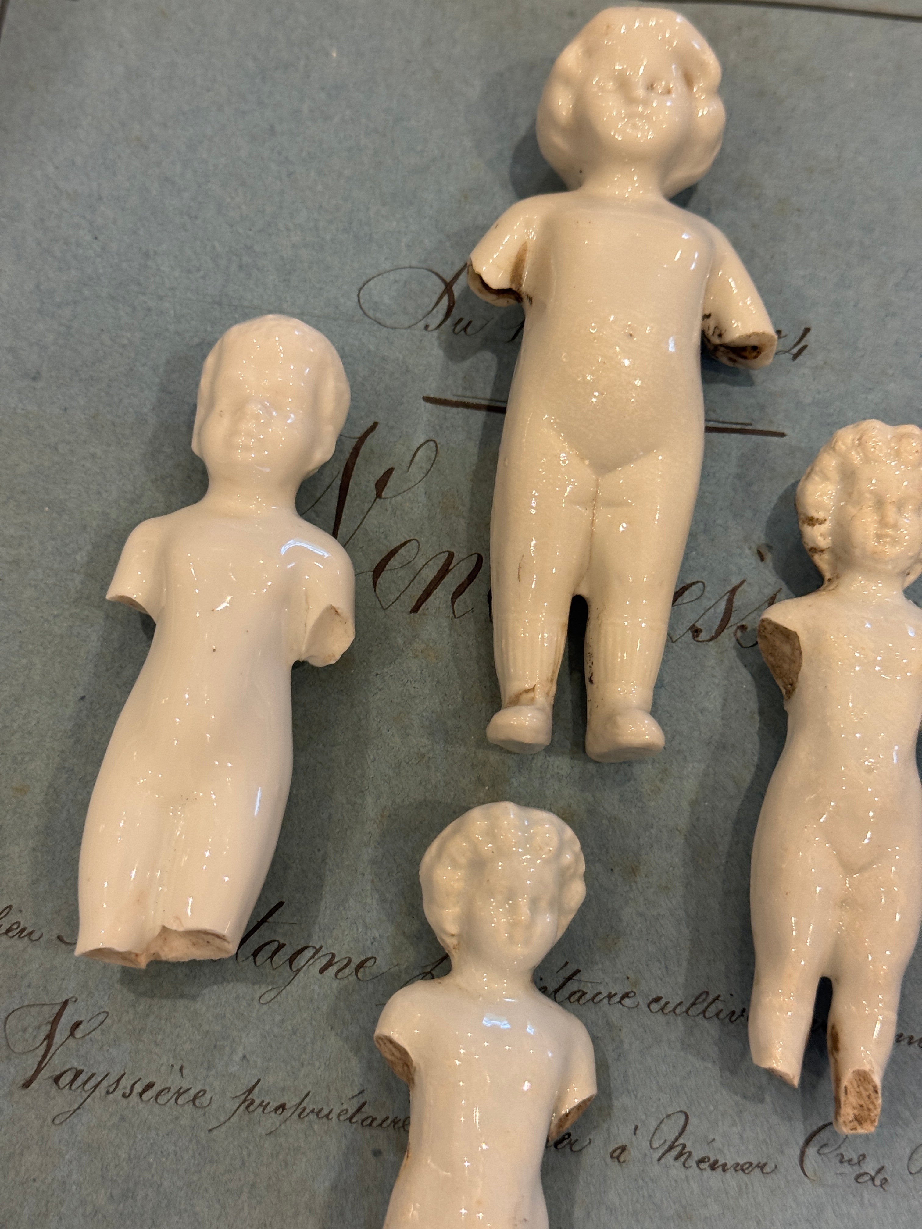 RARE  Vintage German Frozen Charlotte's by way of France - A95