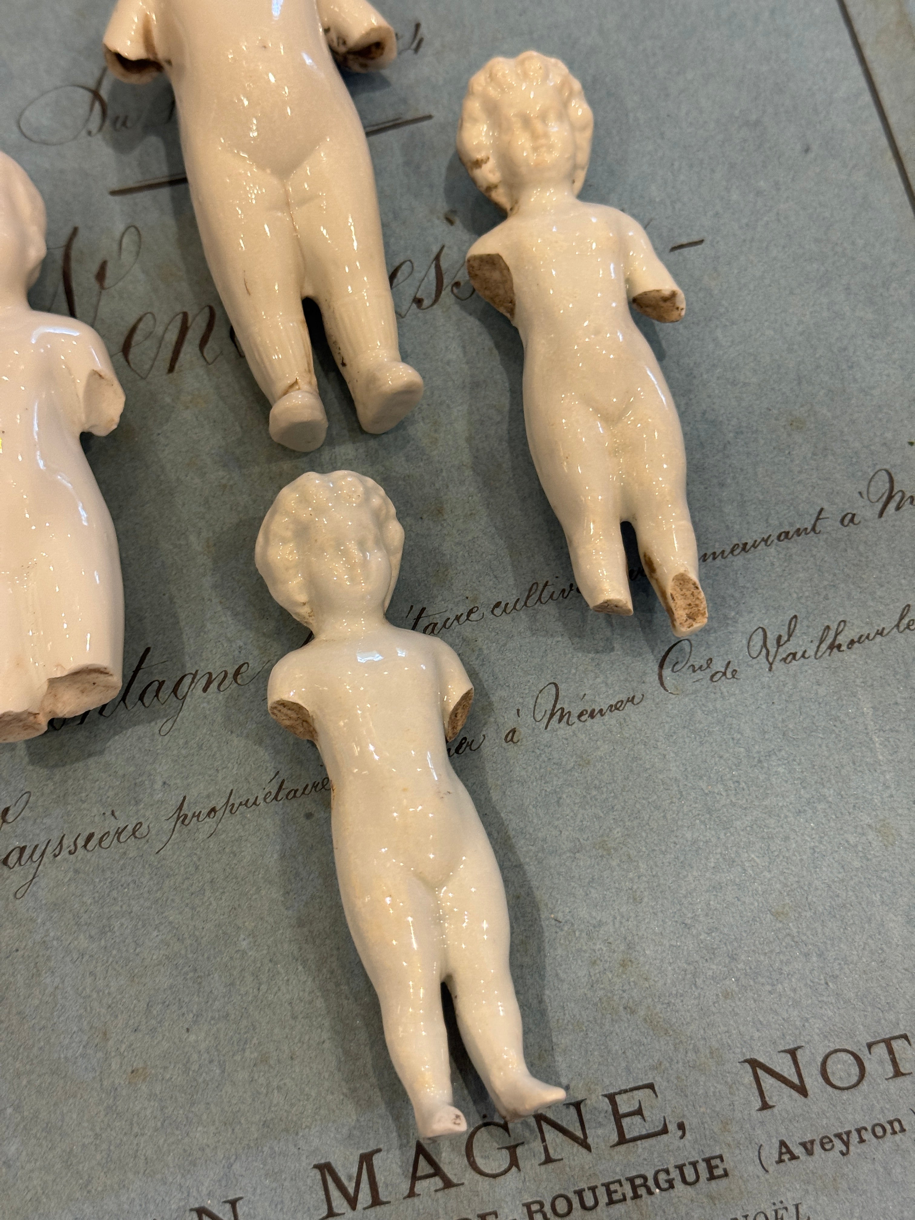 RARE  Vintage German Frozen Charlotte's by way of France - A95
