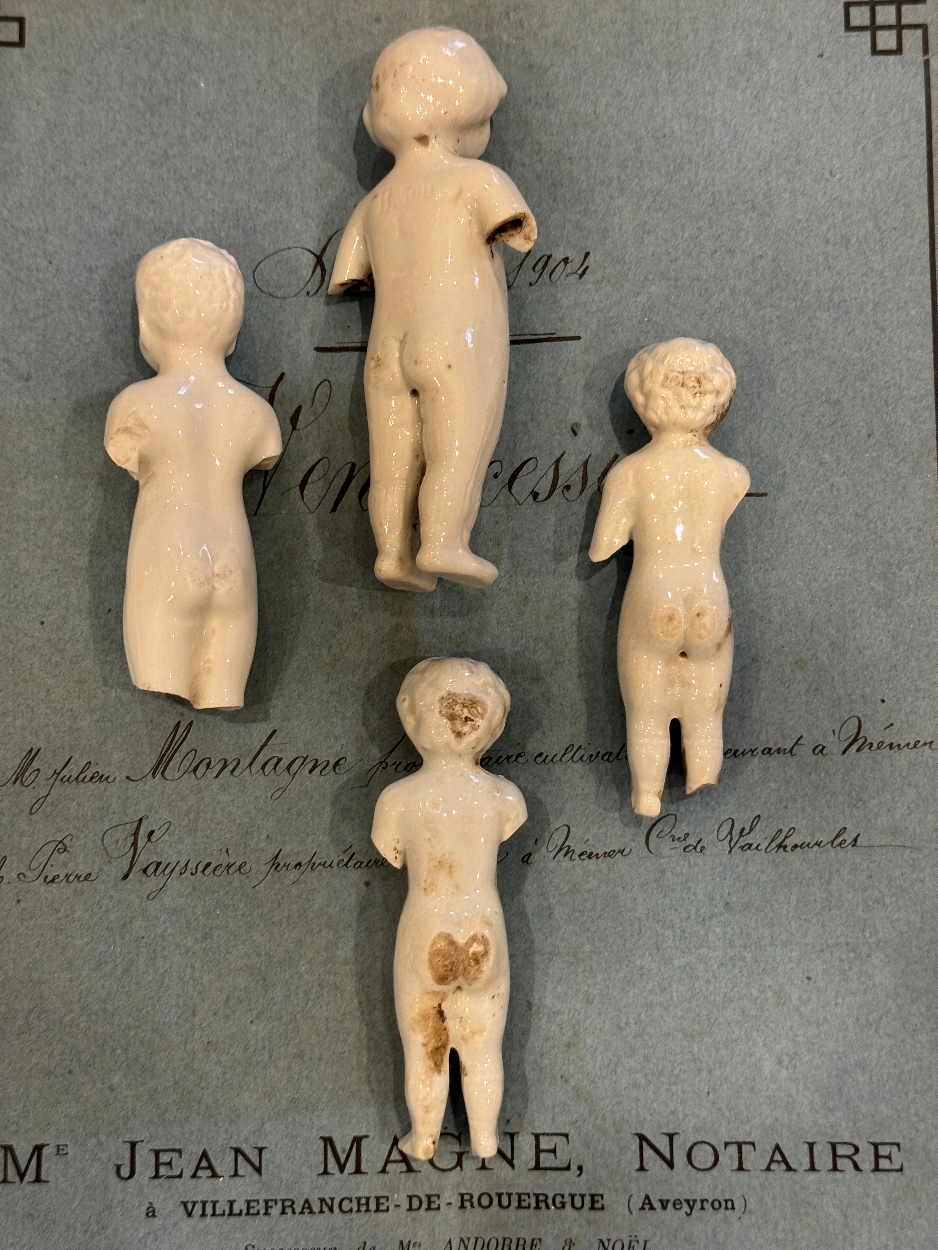 RARE  Vintage German Frozen Charlotte's by way of France - A95