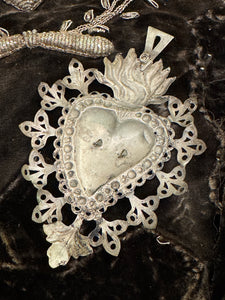 Original Early 1800s Antique Ex Voto