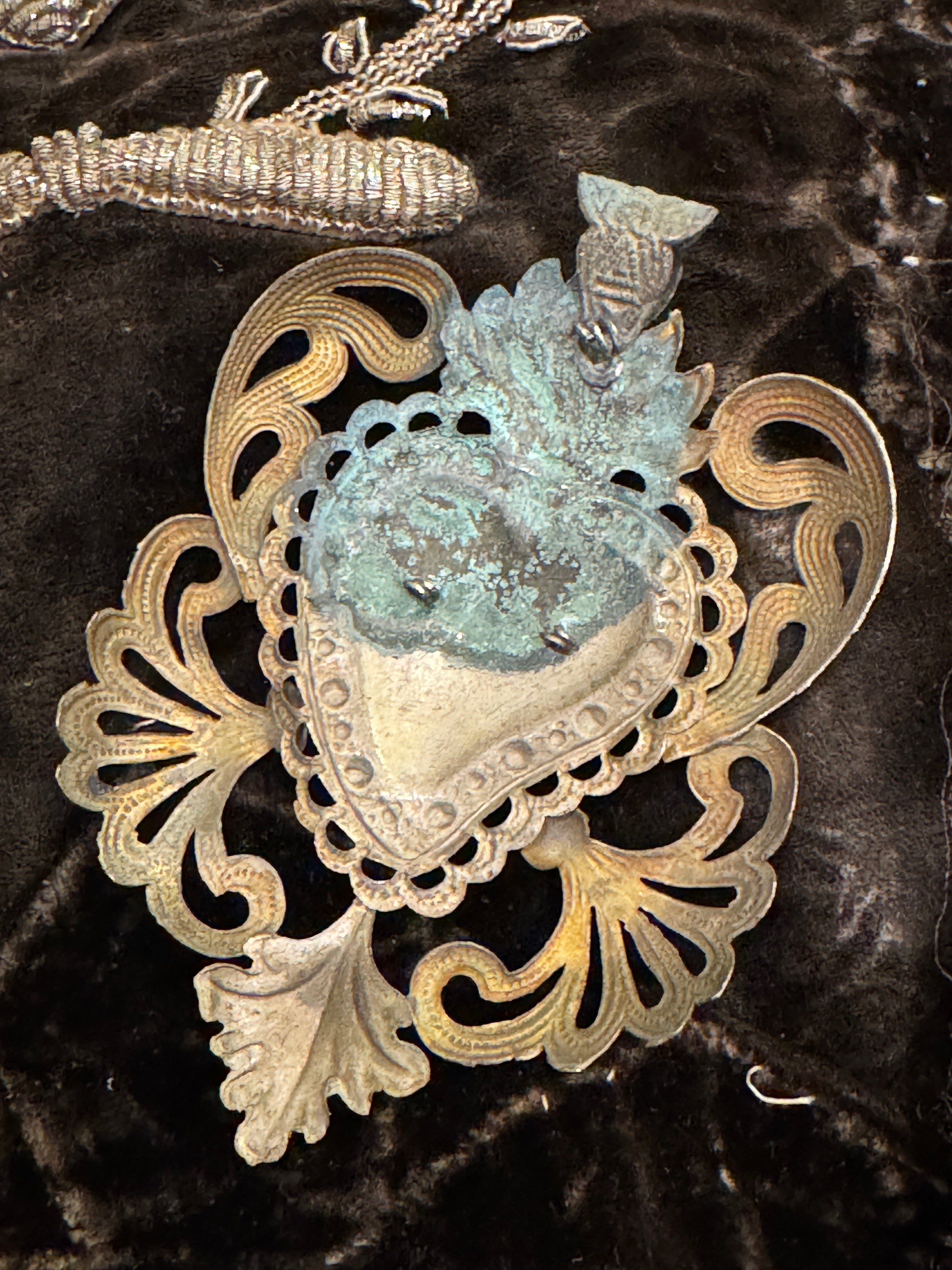 Original Early 1800s Antique Ex Voto
