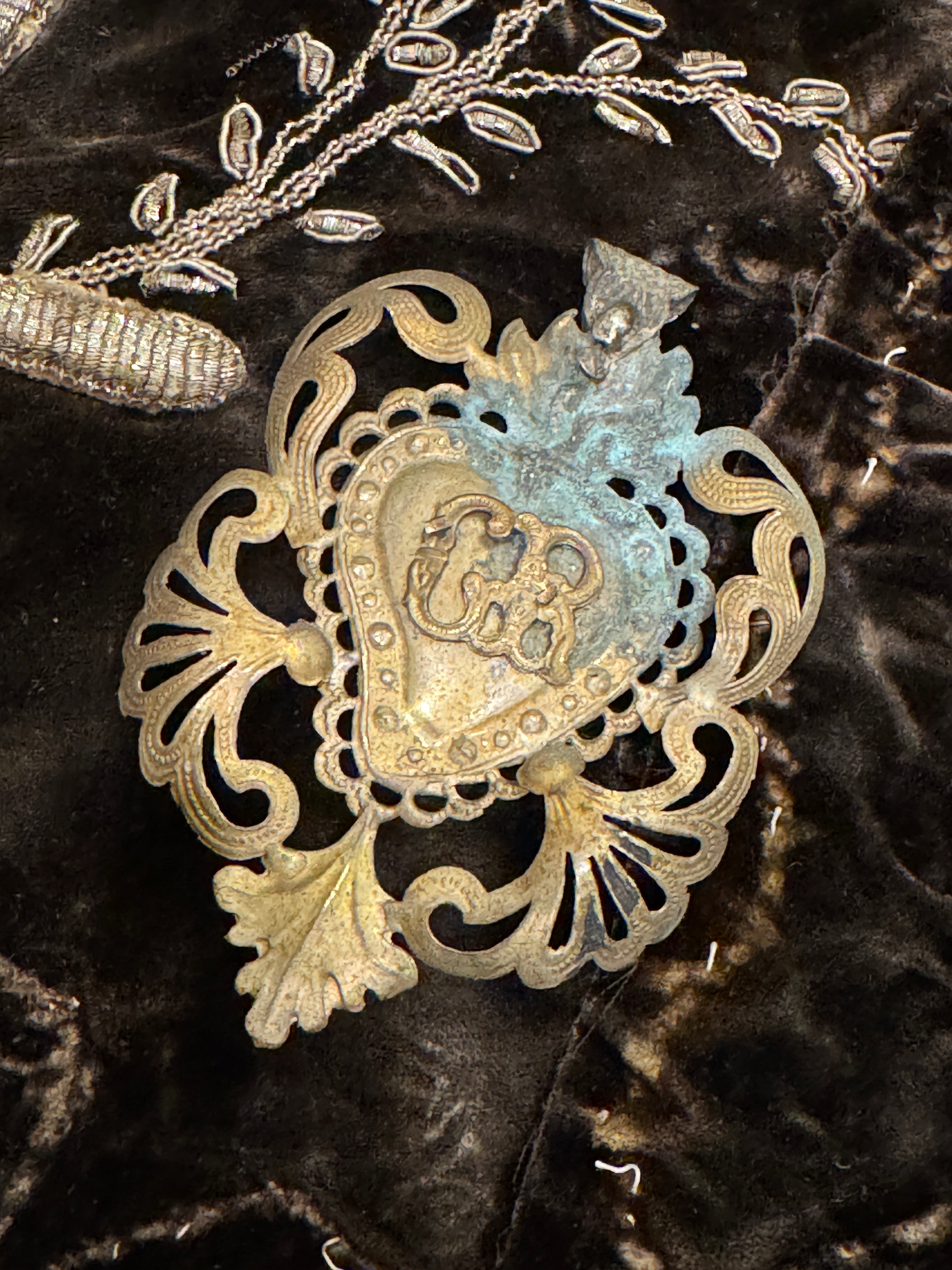 Original Early 1800s Antique Ex Voto