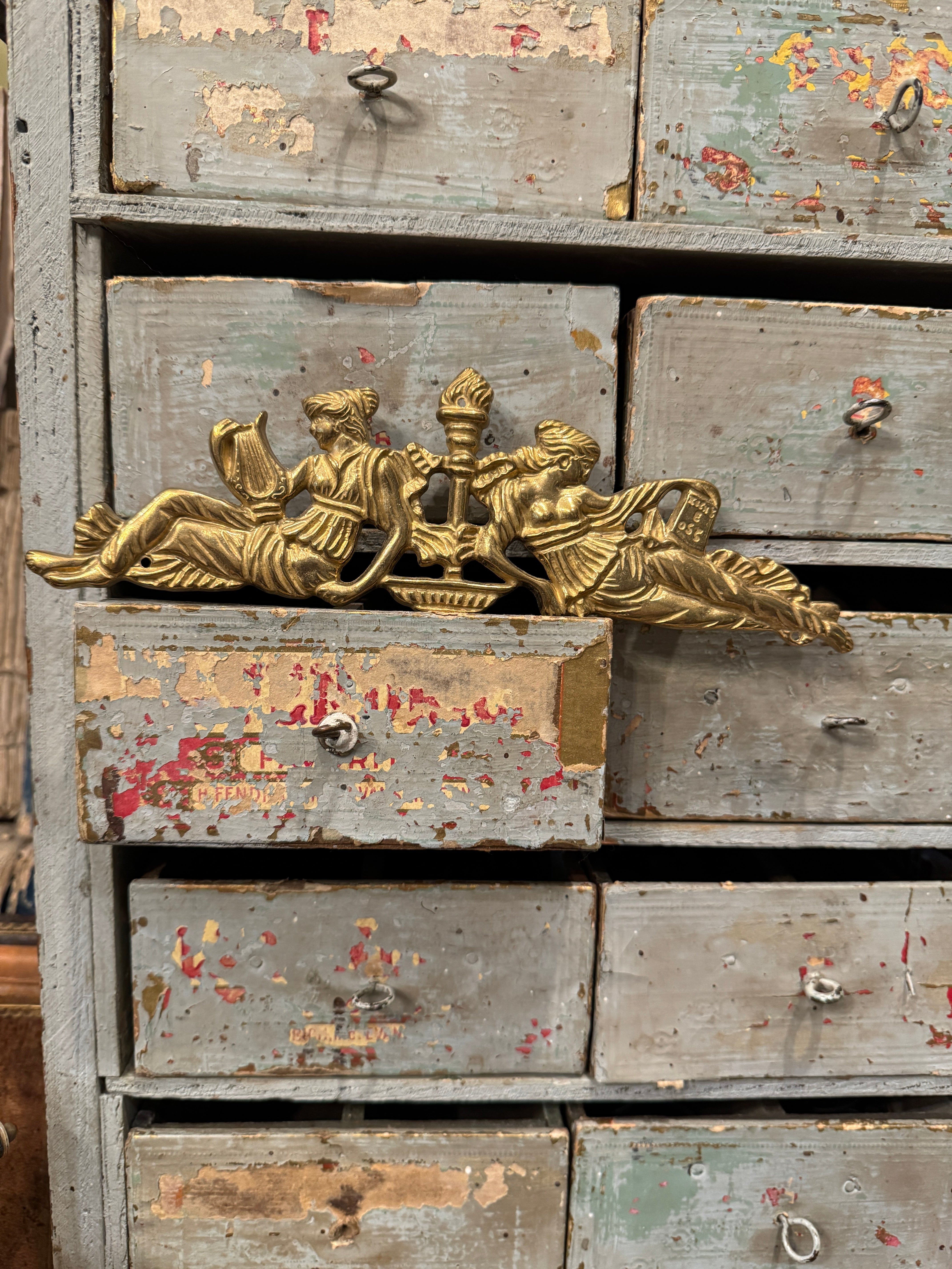 Antique French Brass Mounts