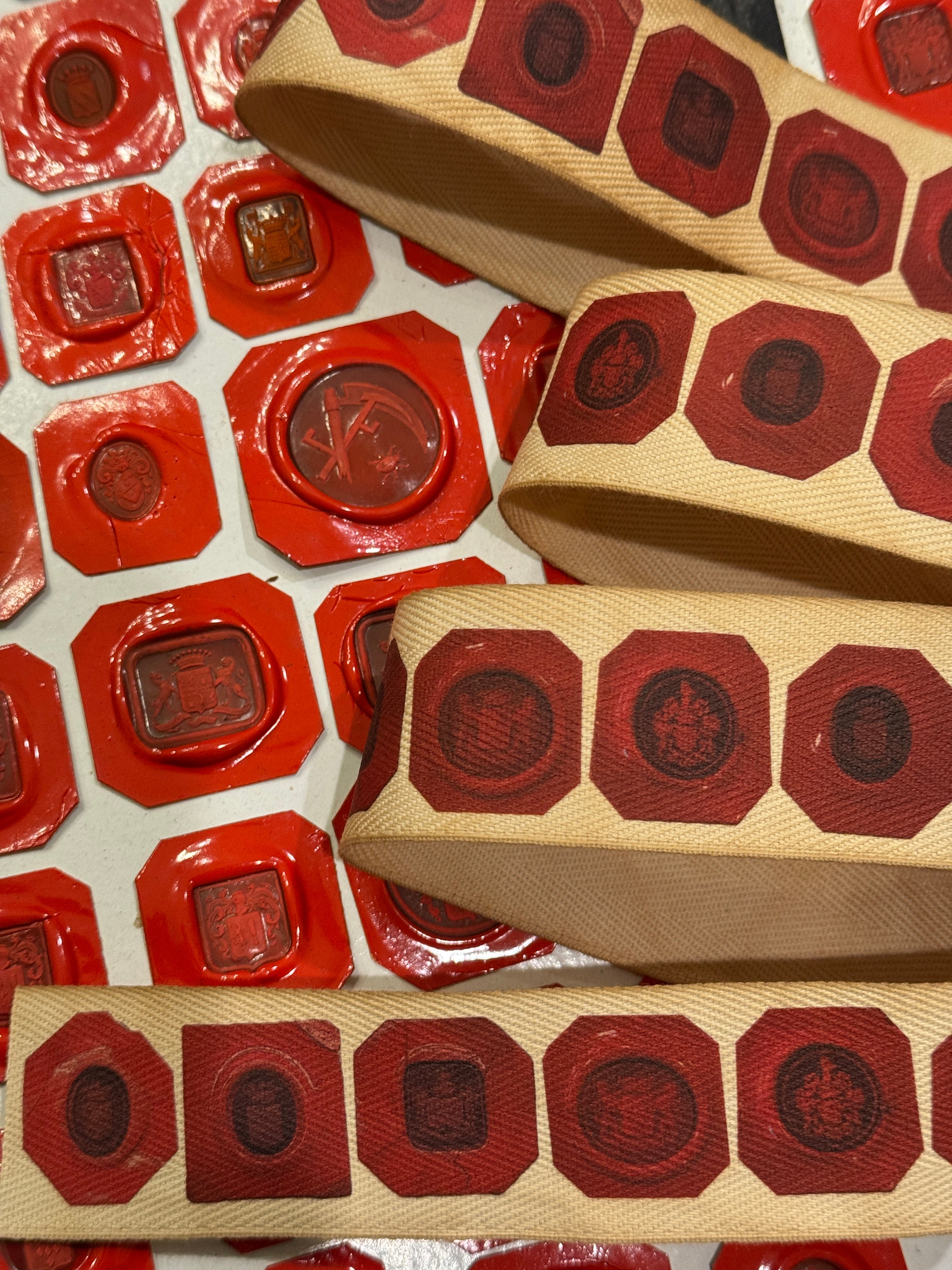 Exclusive Monahan Papers French Seal Ribbon Trim