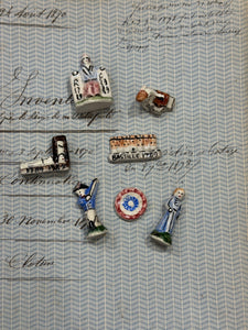 Commemorative Ceramic French Revolution Feve's - Set/7