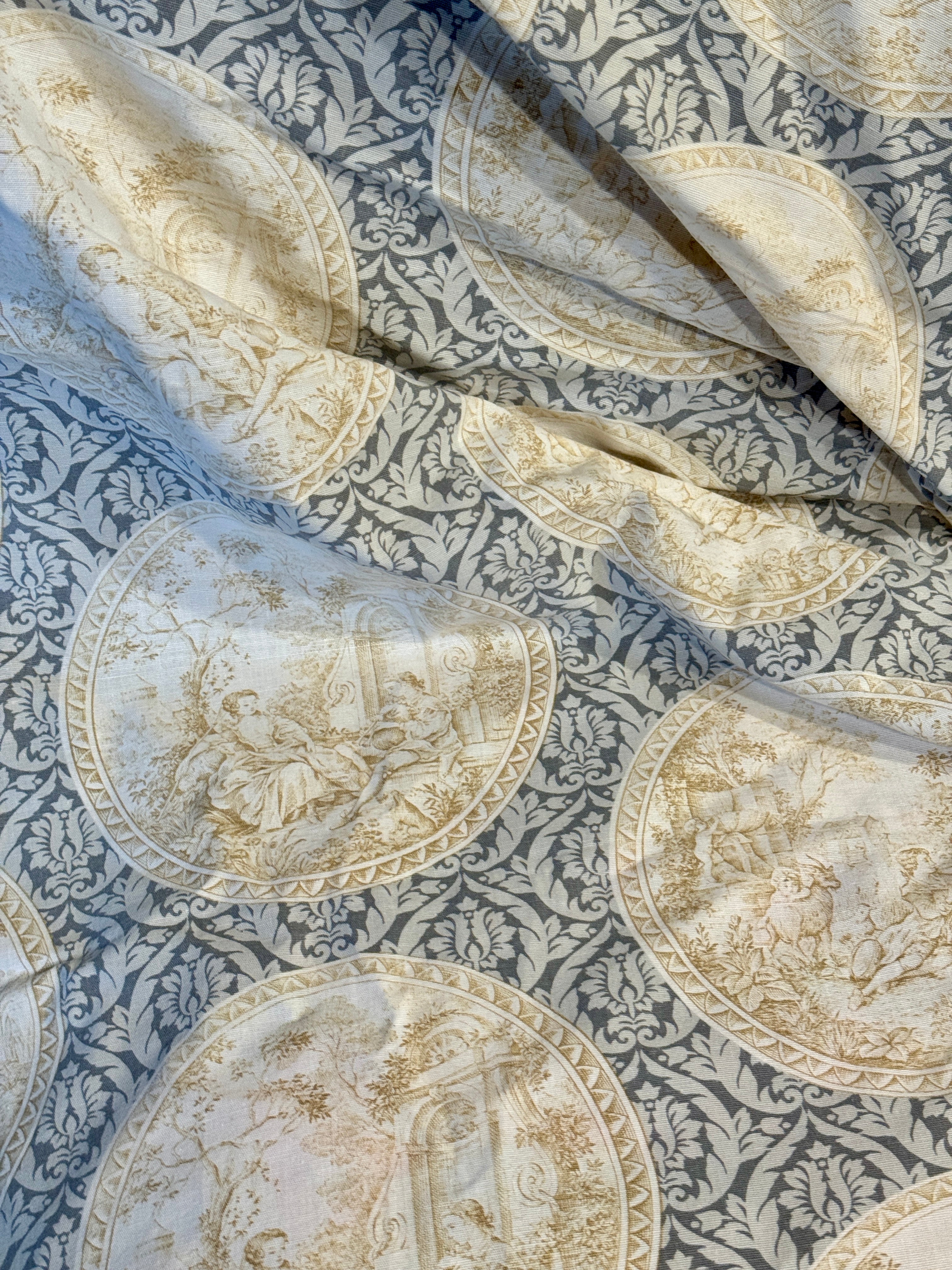 Antique 1800s French Toile *