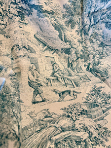 Vintage French Champetre Toile *