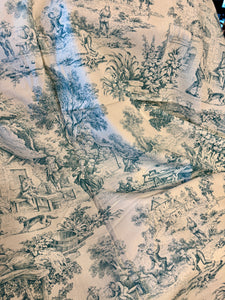 Vintage French Champetre Toile *