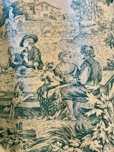 Vintage French Champetre Toile *