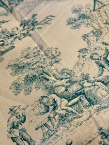 Vintage French Champetre Toile *