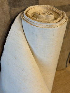 19th-Century French Handloomed Linen & Hemp Chanvre *