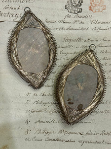 Antique 1800s French Relic Set of Jesus