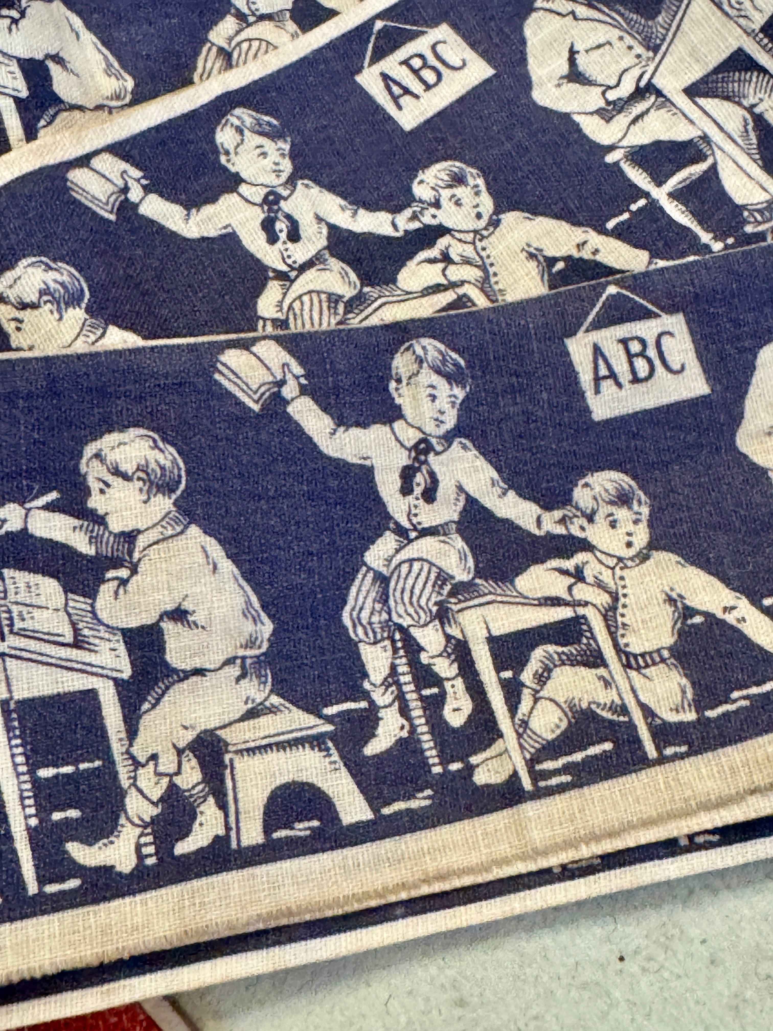1930s Printed French Cotton Trim *