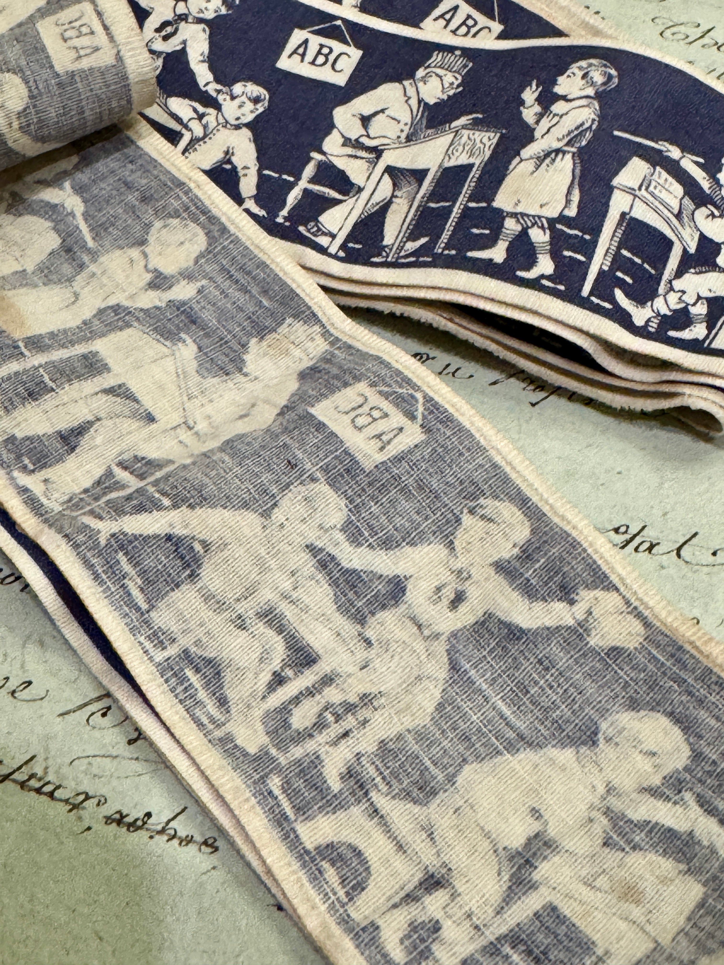 1930s Printed French Cotton Trim *