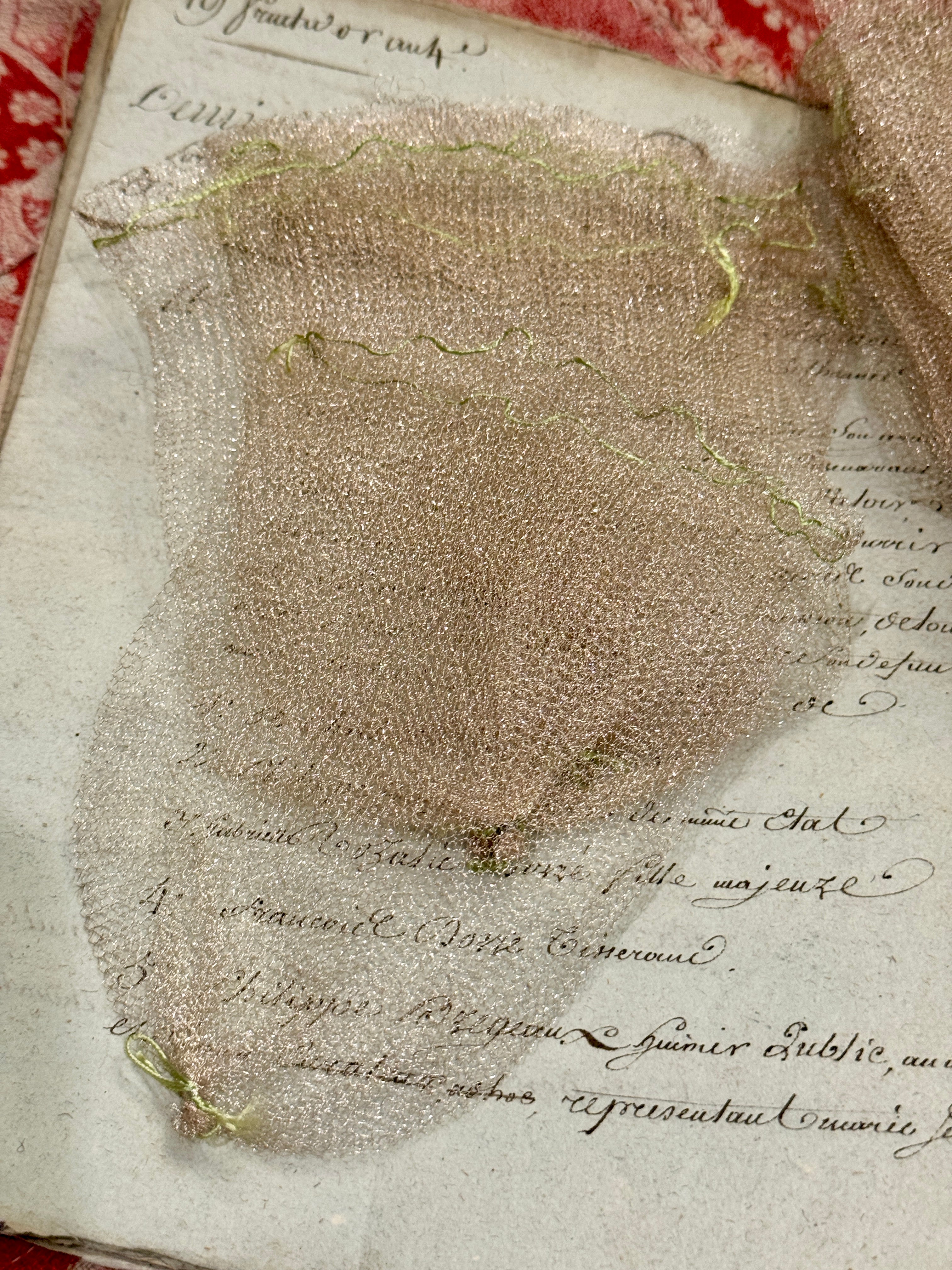 Antique French Circa 1910 Silver Metal Bag Tricotine Lace Metallic bags