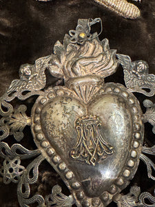 Original 1800s Italian Silver Antique Ex Voto