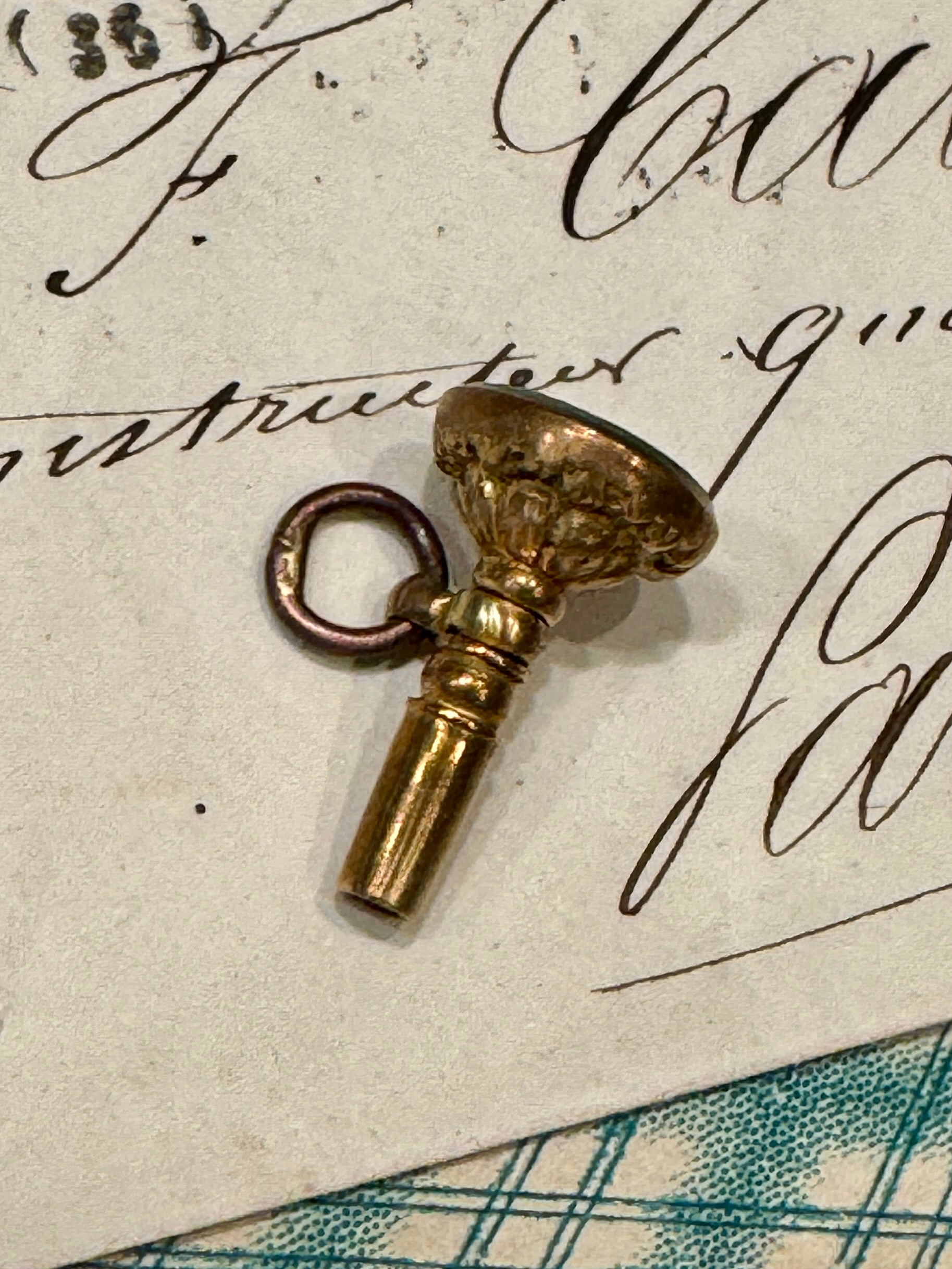Superb Rolled Gold Bird Fob/Seal/Pendant