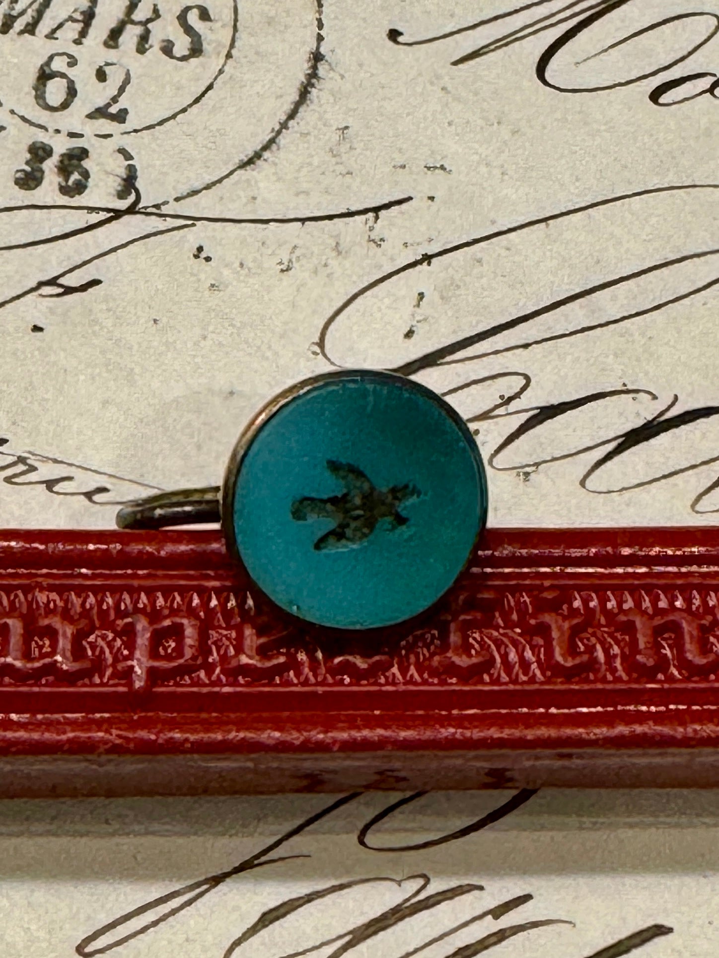 Superb Rolled Gold Bird Fob/Seal/Pendant