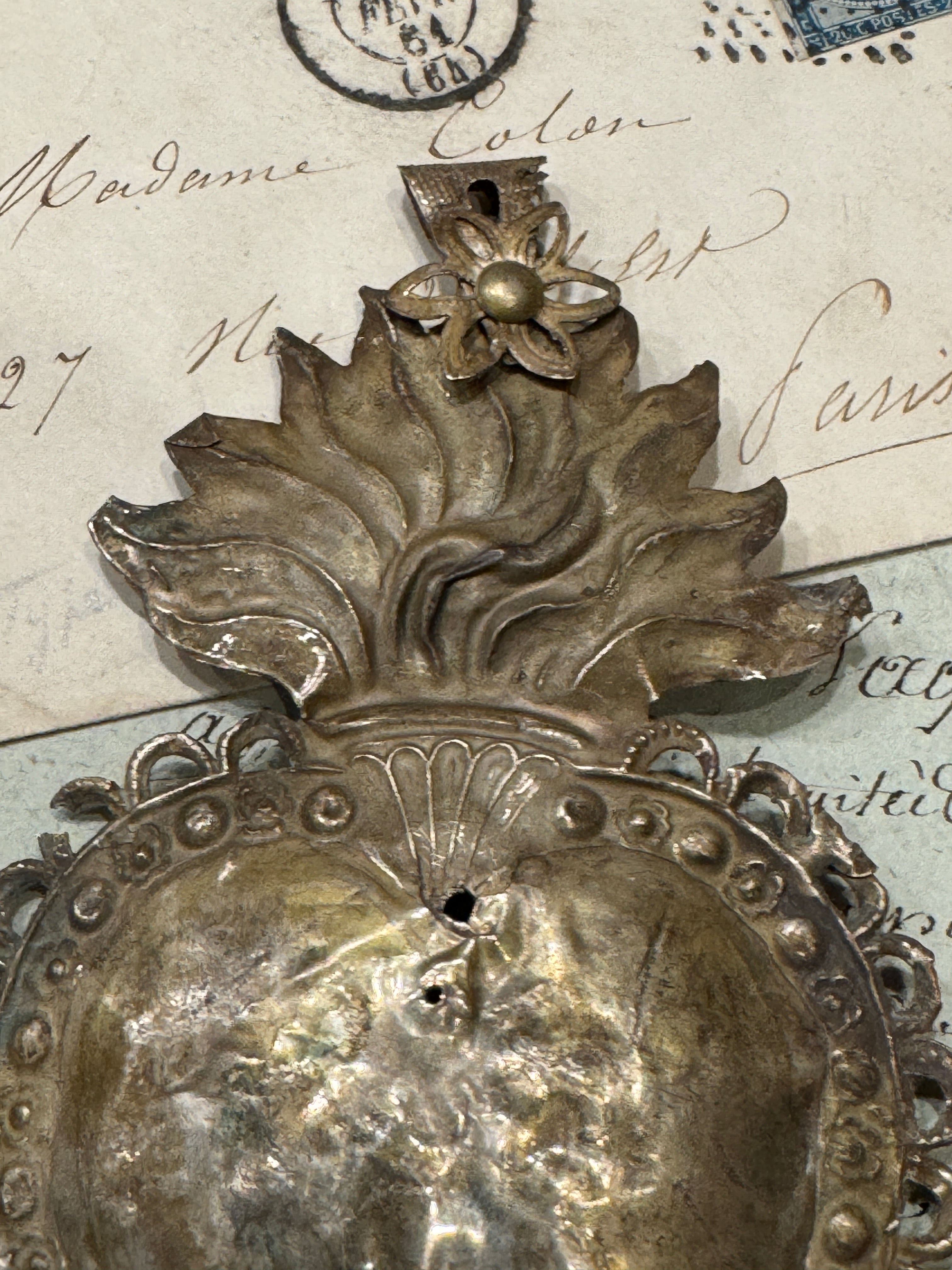 Original Early 1800s Antique Italian ExVoto