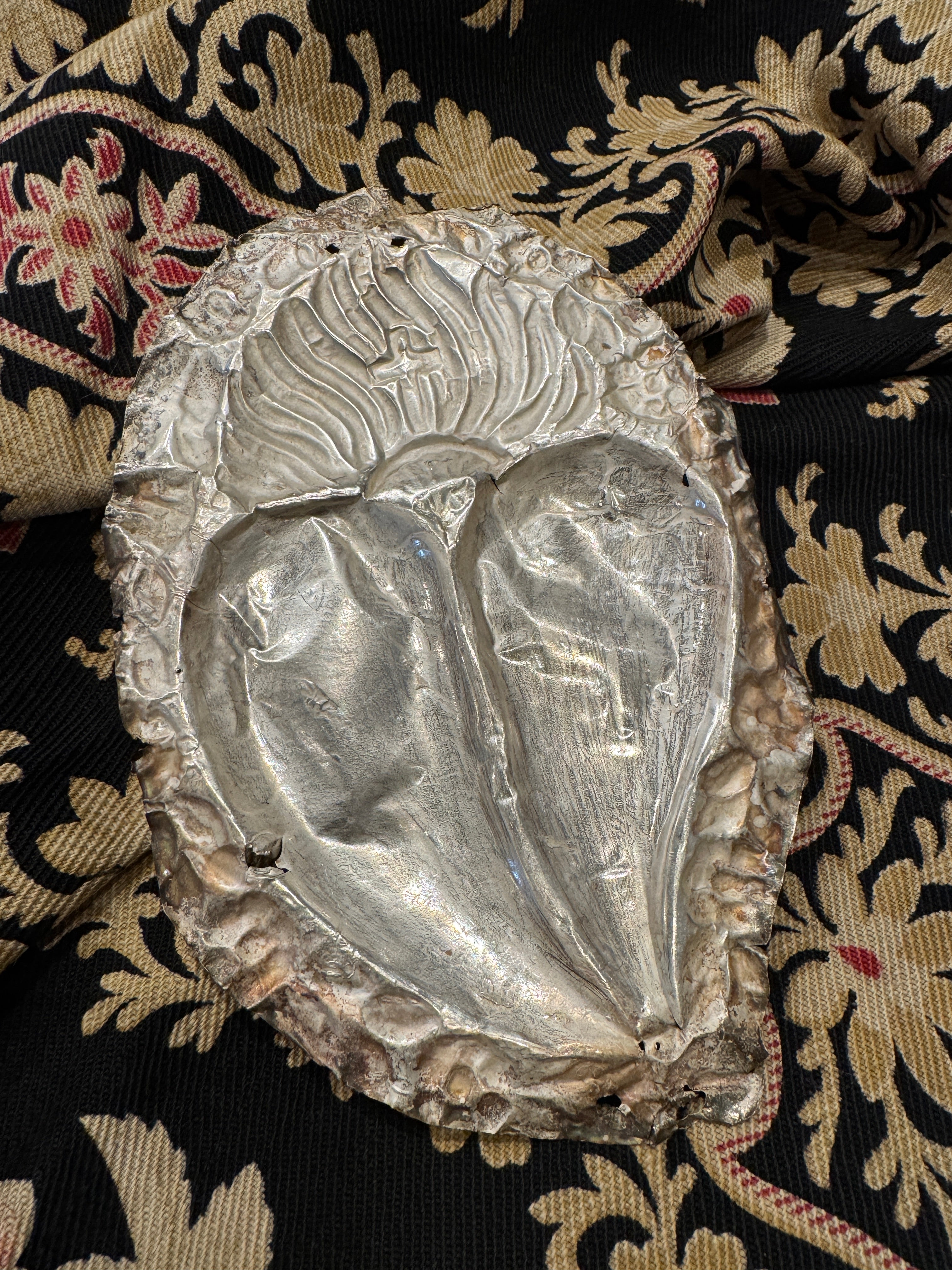Large Original Early 1800s Antique Italian ExVoto