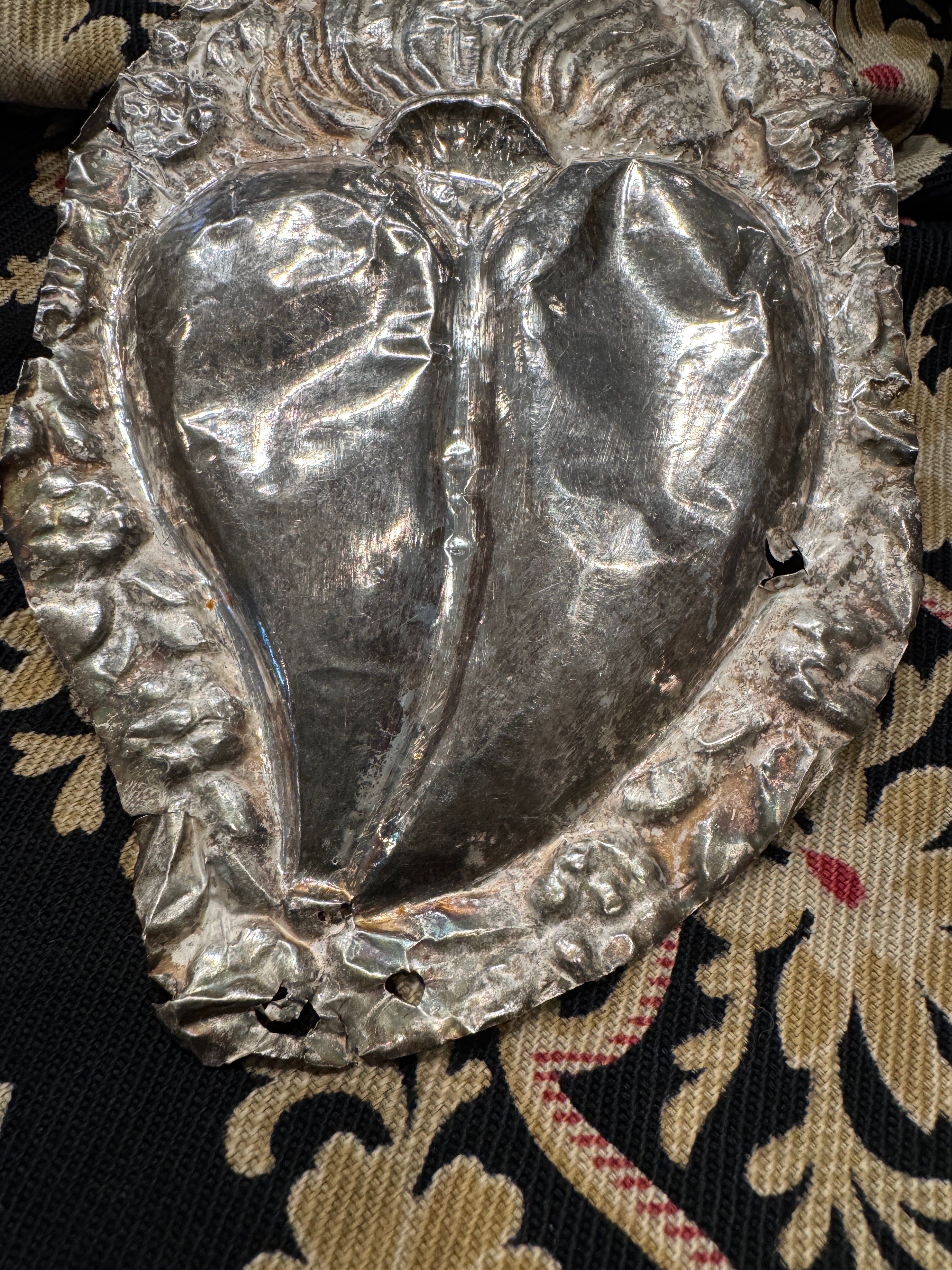 Large Original Early 1800s Antique Italian ExVoto
