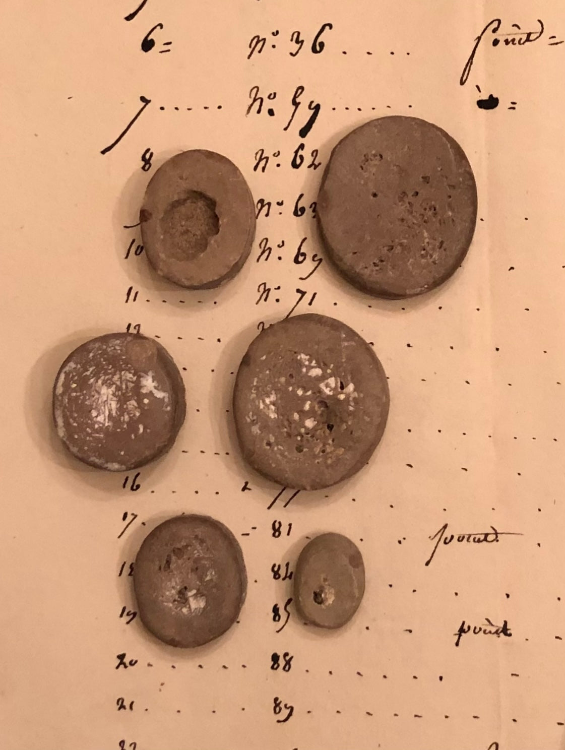 RESERVED Original 1800s French, maybe Italian, stone intaglio molds.
