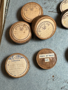 Antique (early 1900s) Italian Pharmacy or Apothecary Pill or Medicine Box