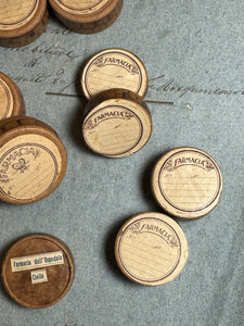 Antique (early 1900s) Italian Pharmacy or Apothecary Pill or Medicine Box