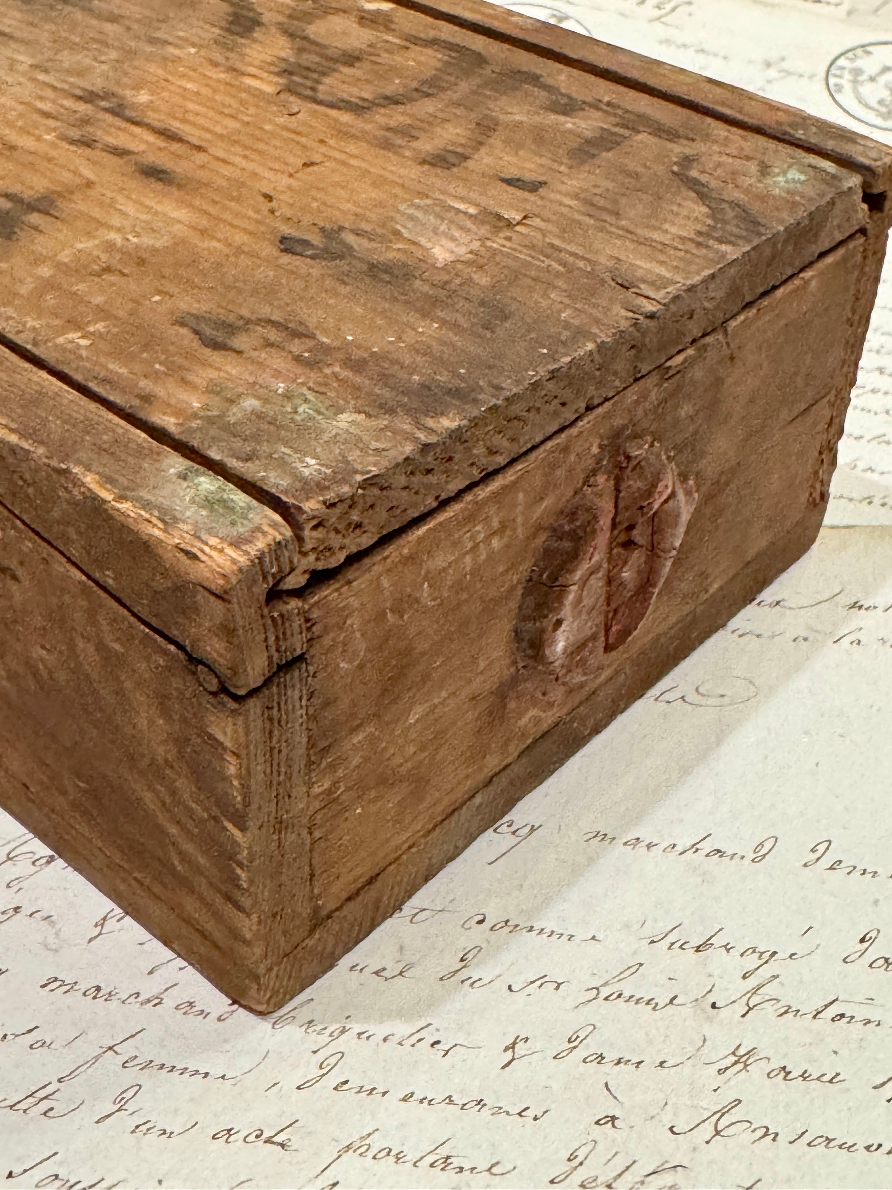 Antique French Watch/Jewelry Makers Box