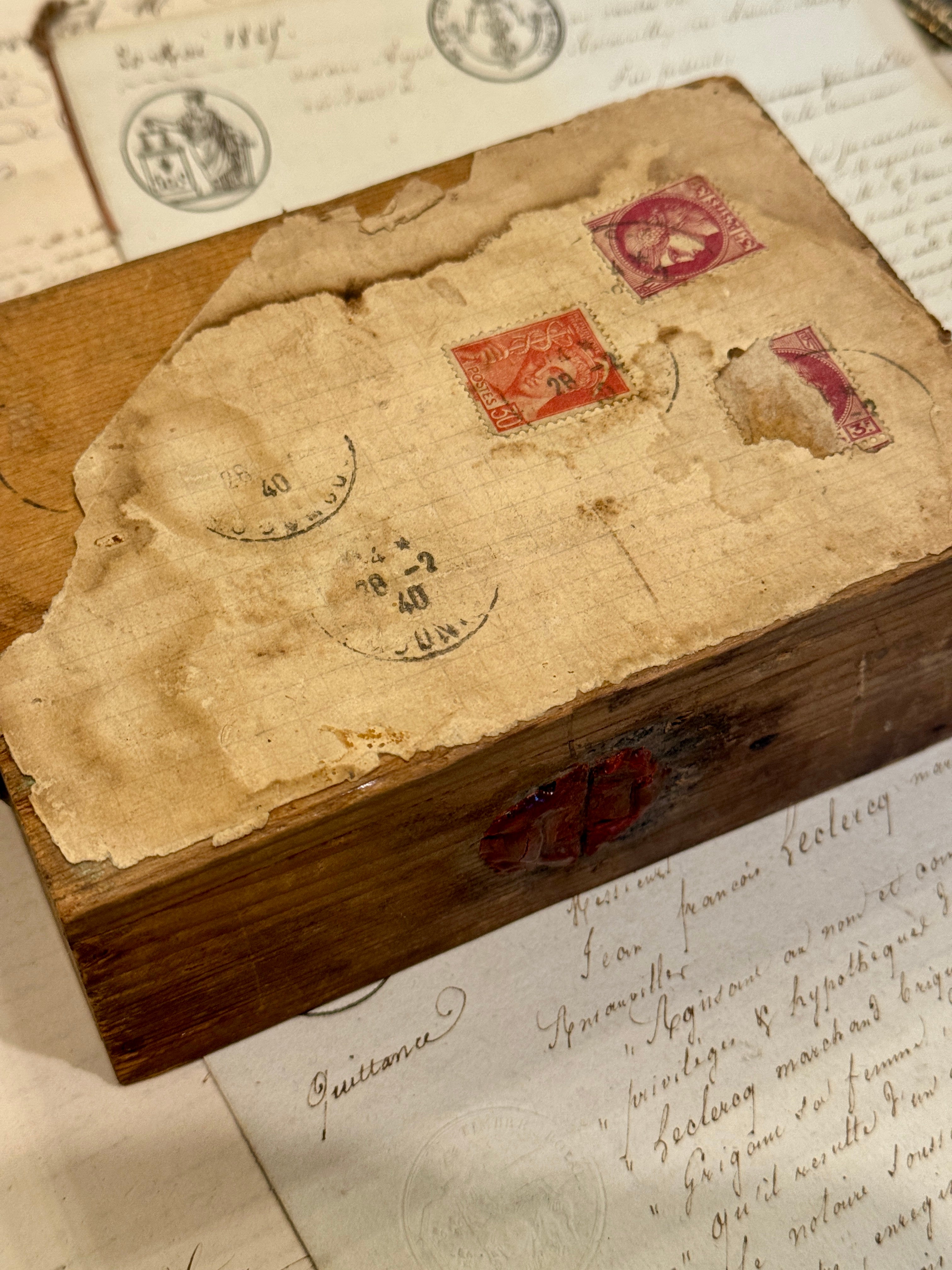 Antique French Watch/Jewelry Makers Box