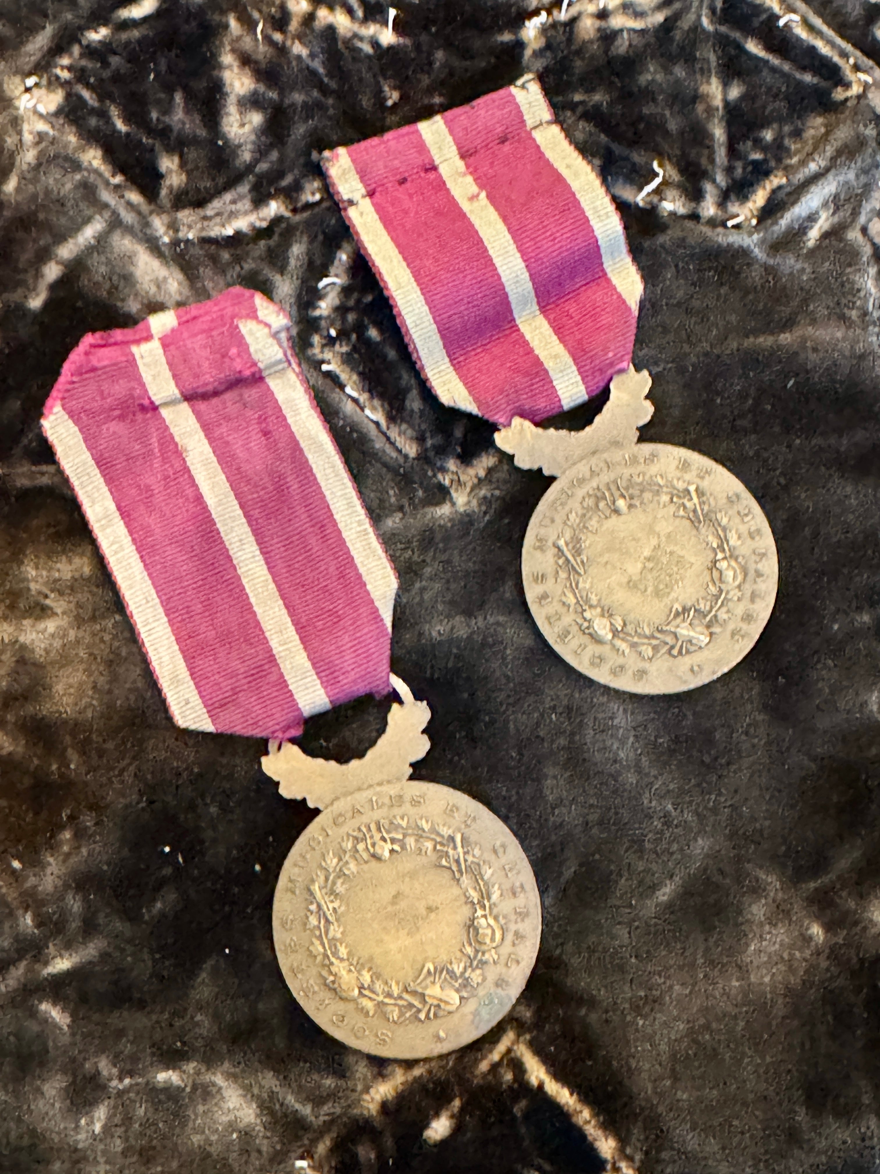 Antique French Music Medals - A34