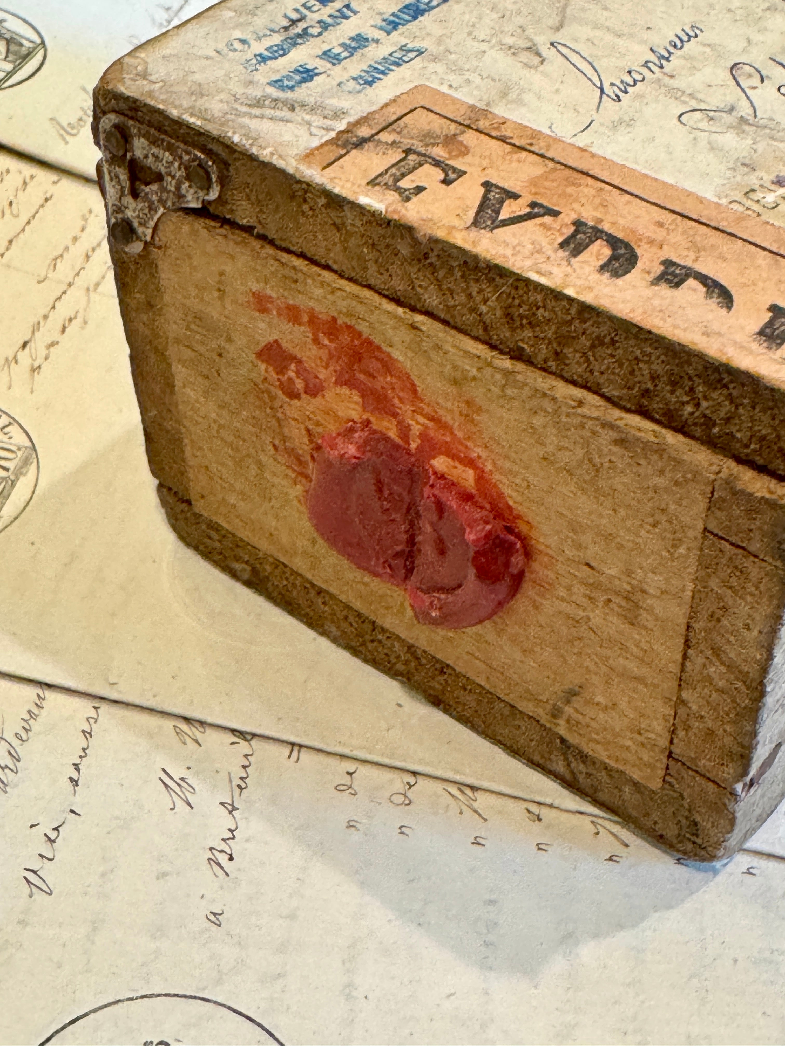 Vintage French Watch/Jewelry Makers Box