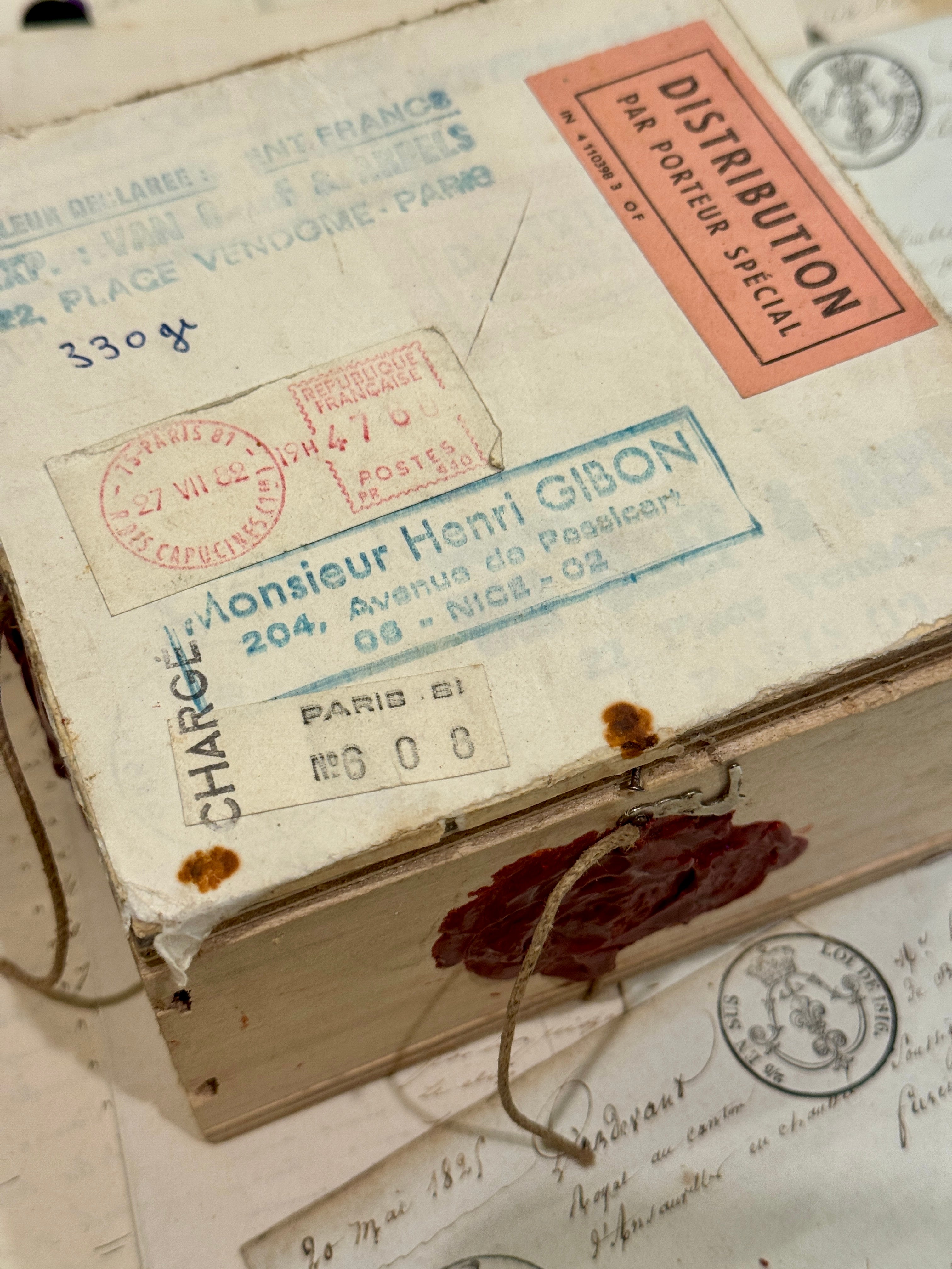 Vintage French Watch/Jewelry Makers Box