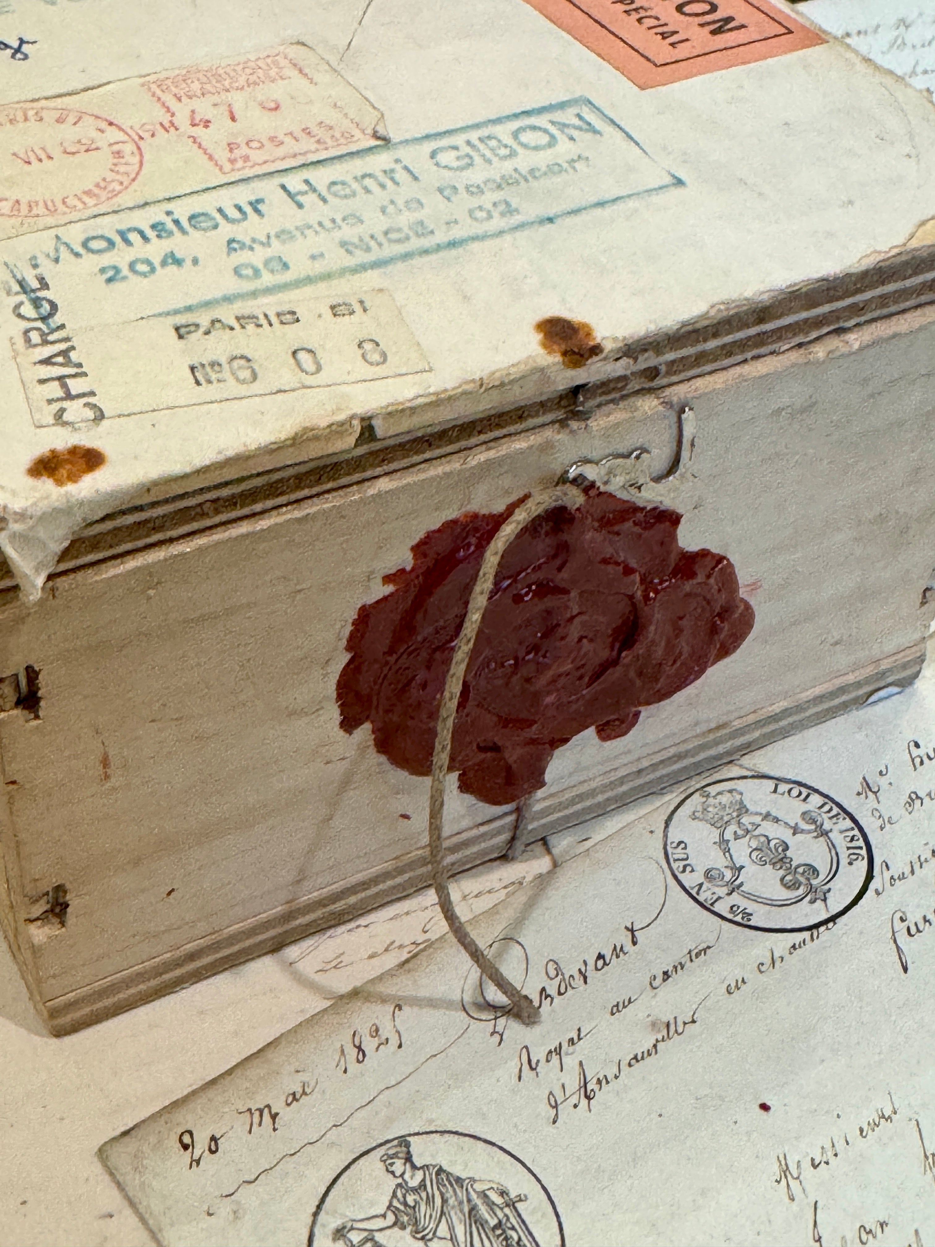 Vintage French Watch/Jewelry Makers Box