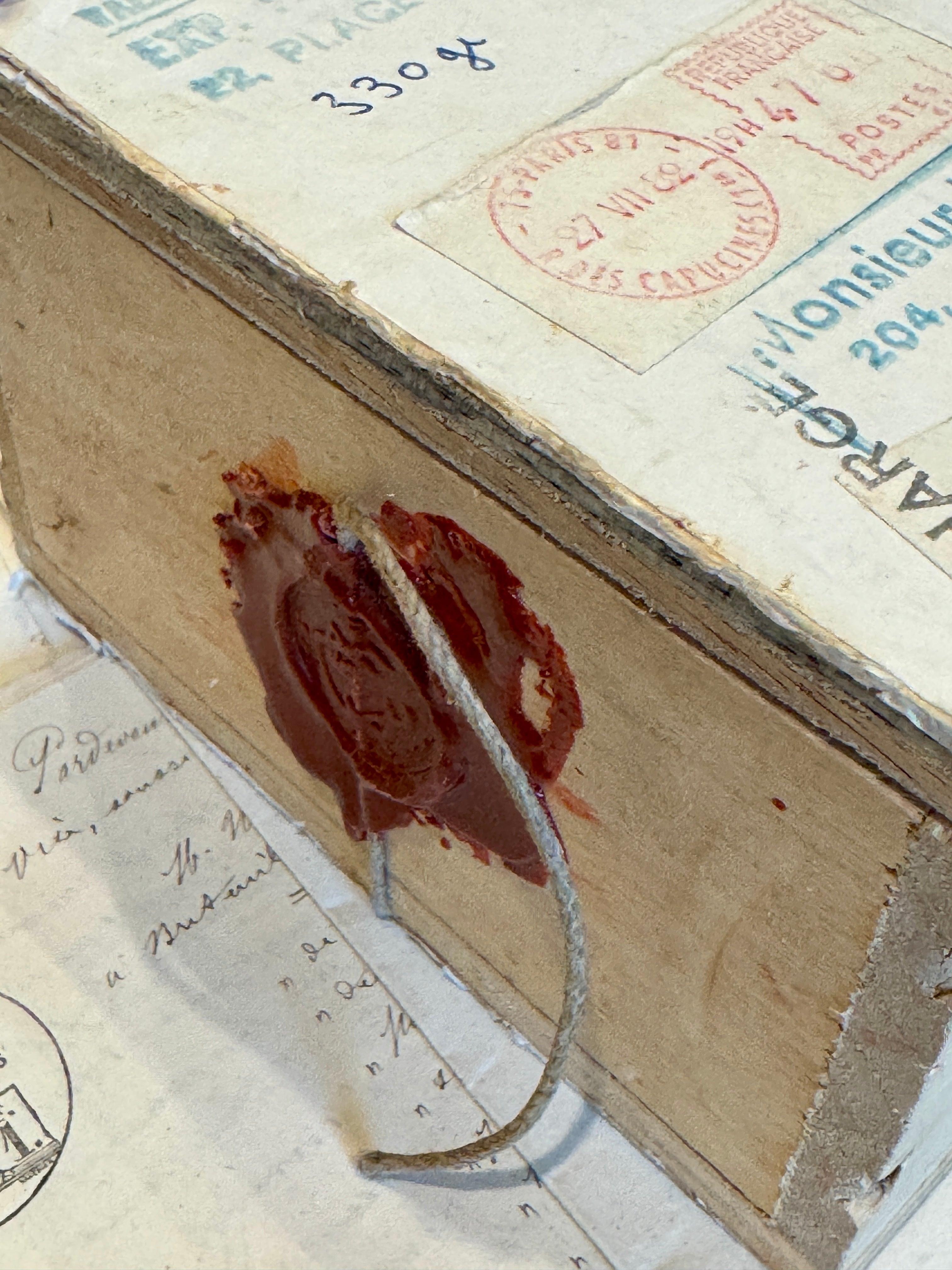 Vintage French Watch/Jewelry Makers Box