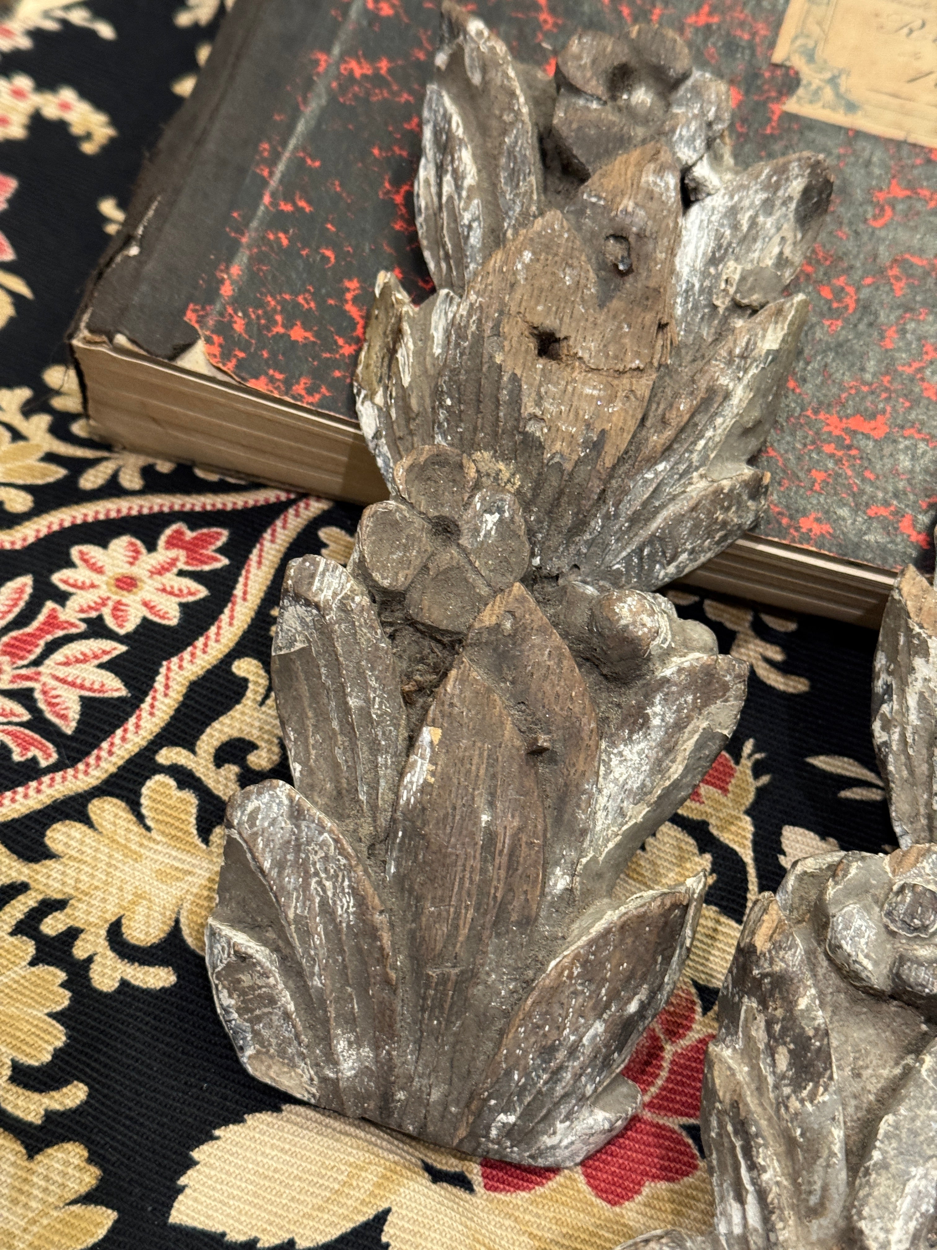 Antique 1700s French Boiserie Fragments