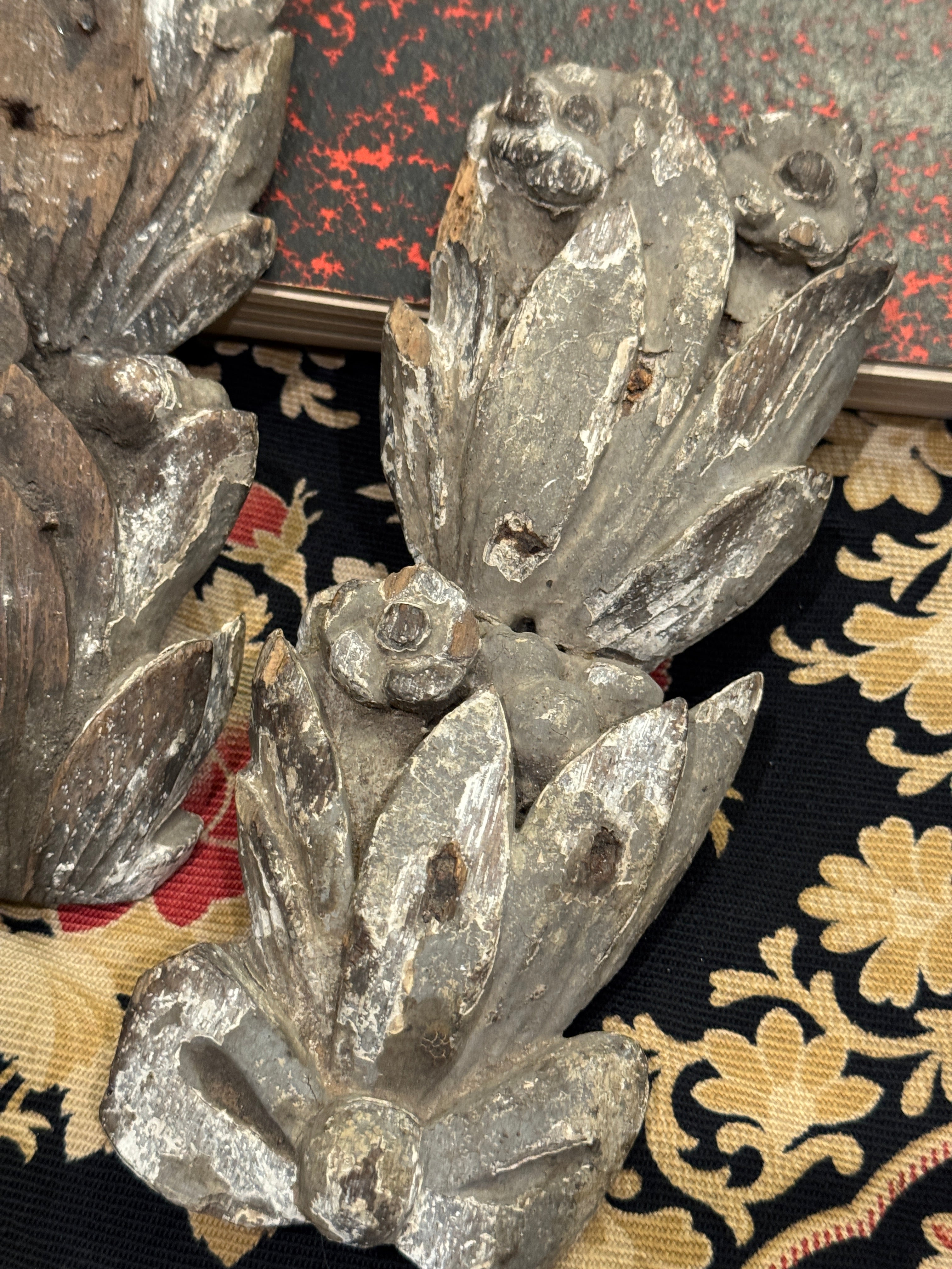 Antique 1700s French Boiserie Fragments