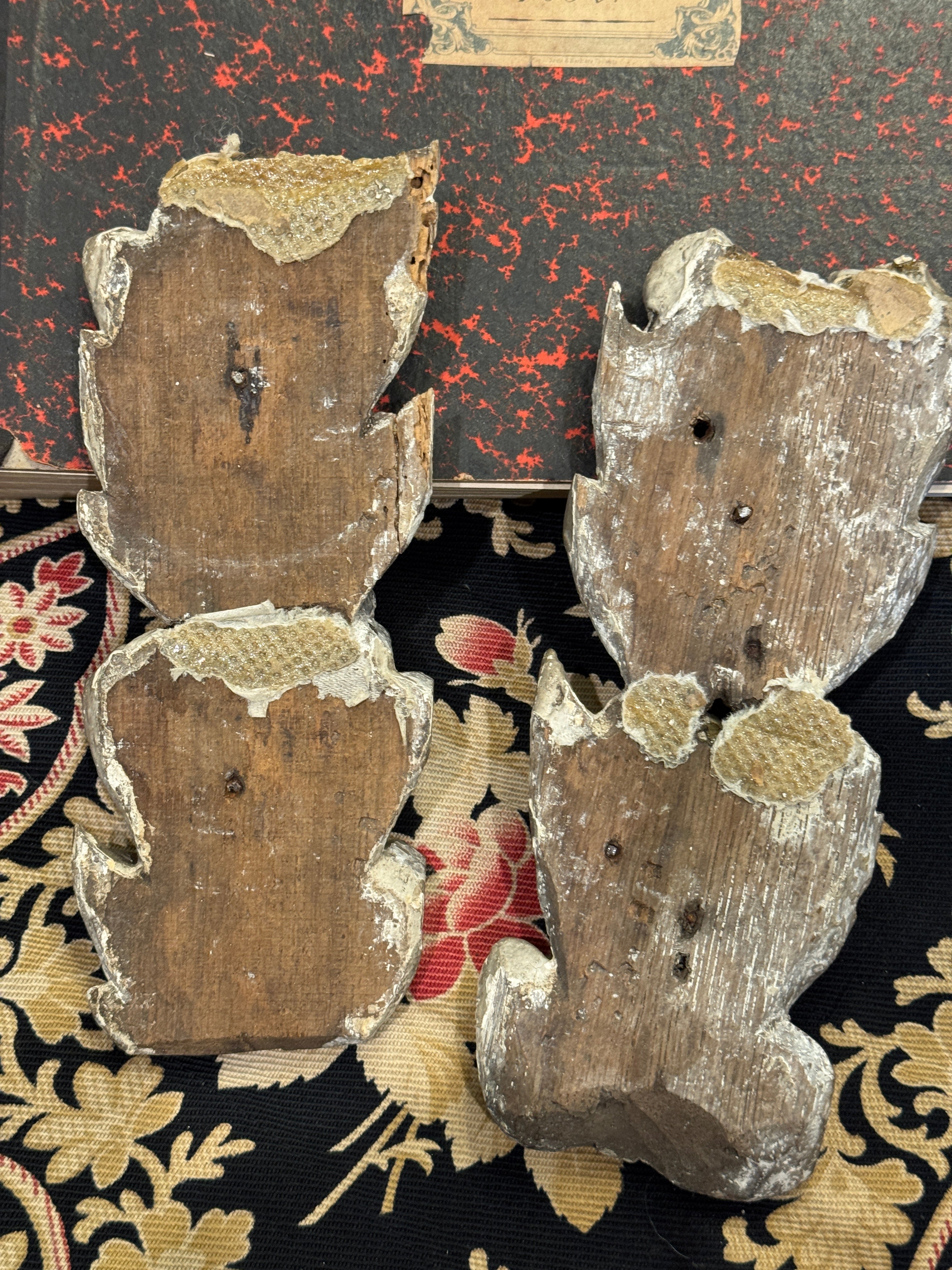 Antique 1700s French Boiserie Fragments