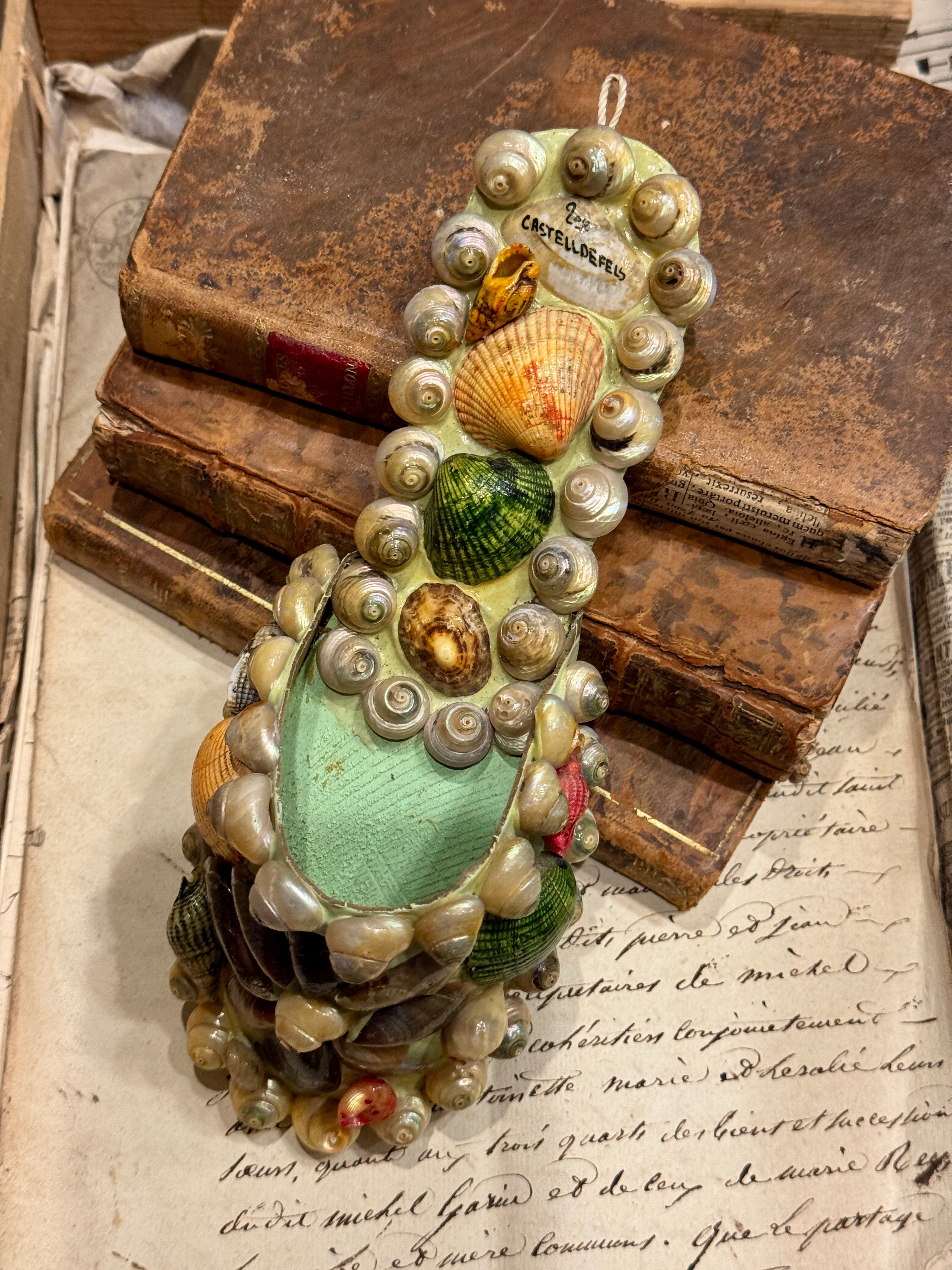 Antique Seashell Souvenir - Castelldefels