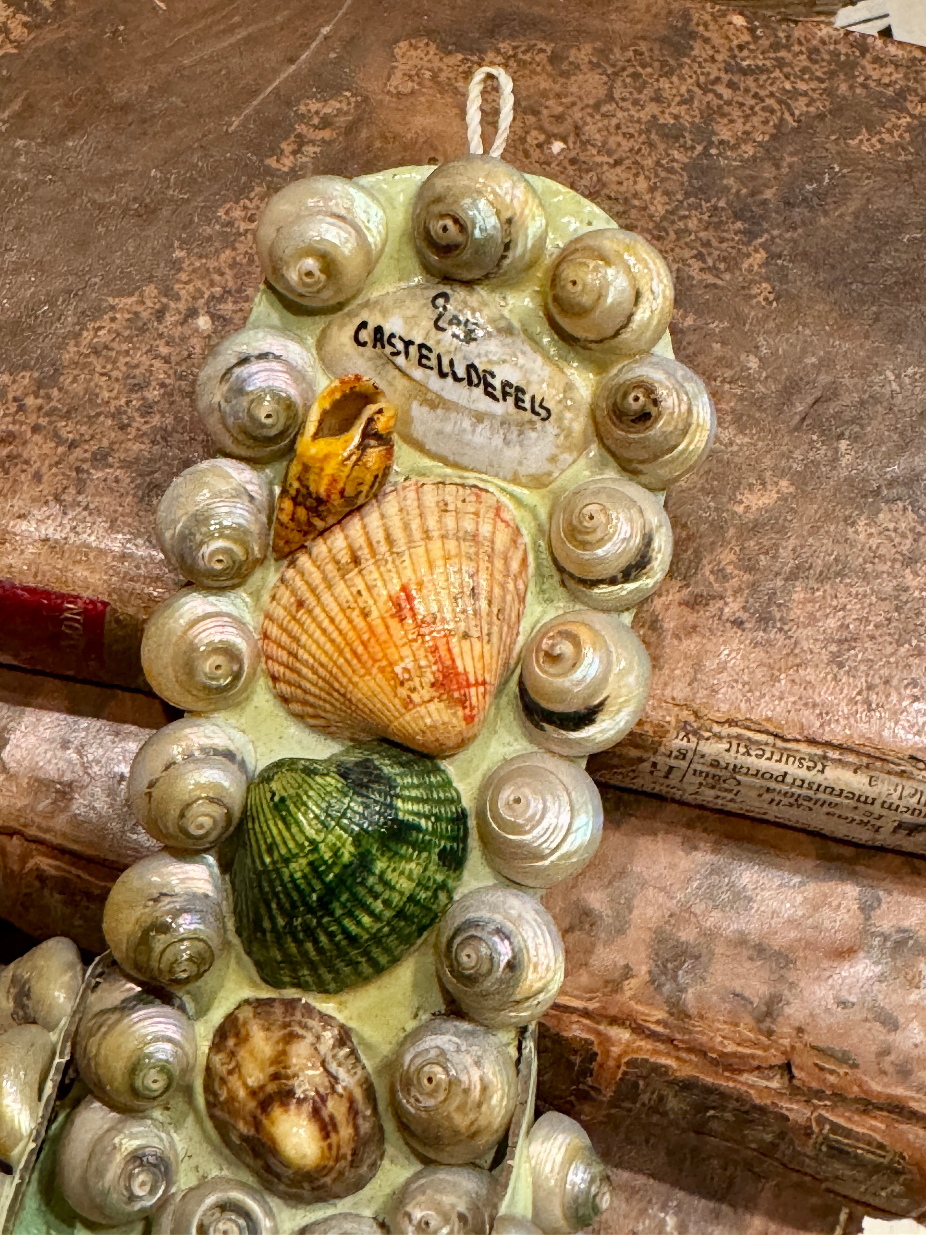 Antique Seashell Souvenir - Castelldefels