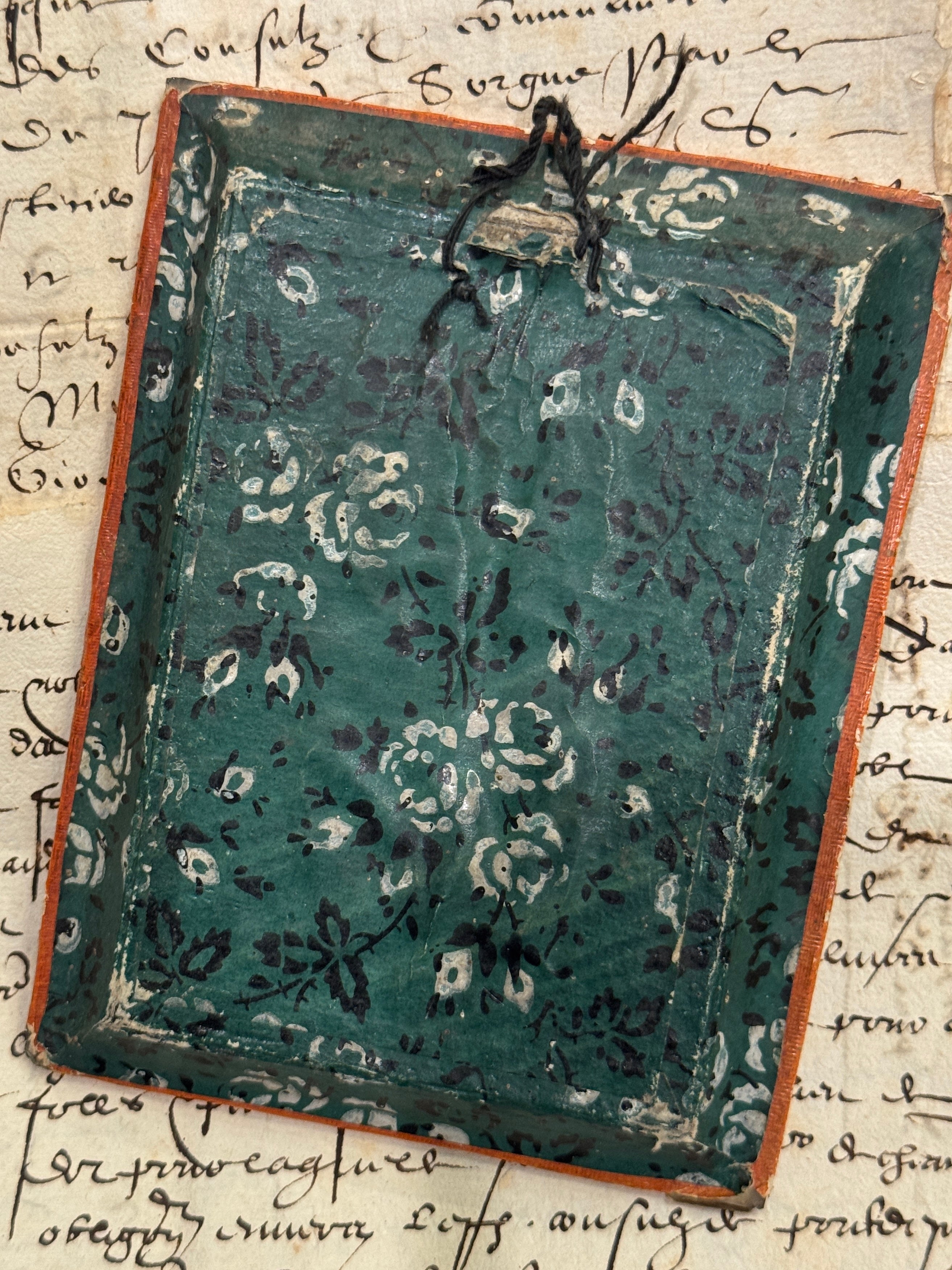 Antique 1800s French Sacred Heart Relic