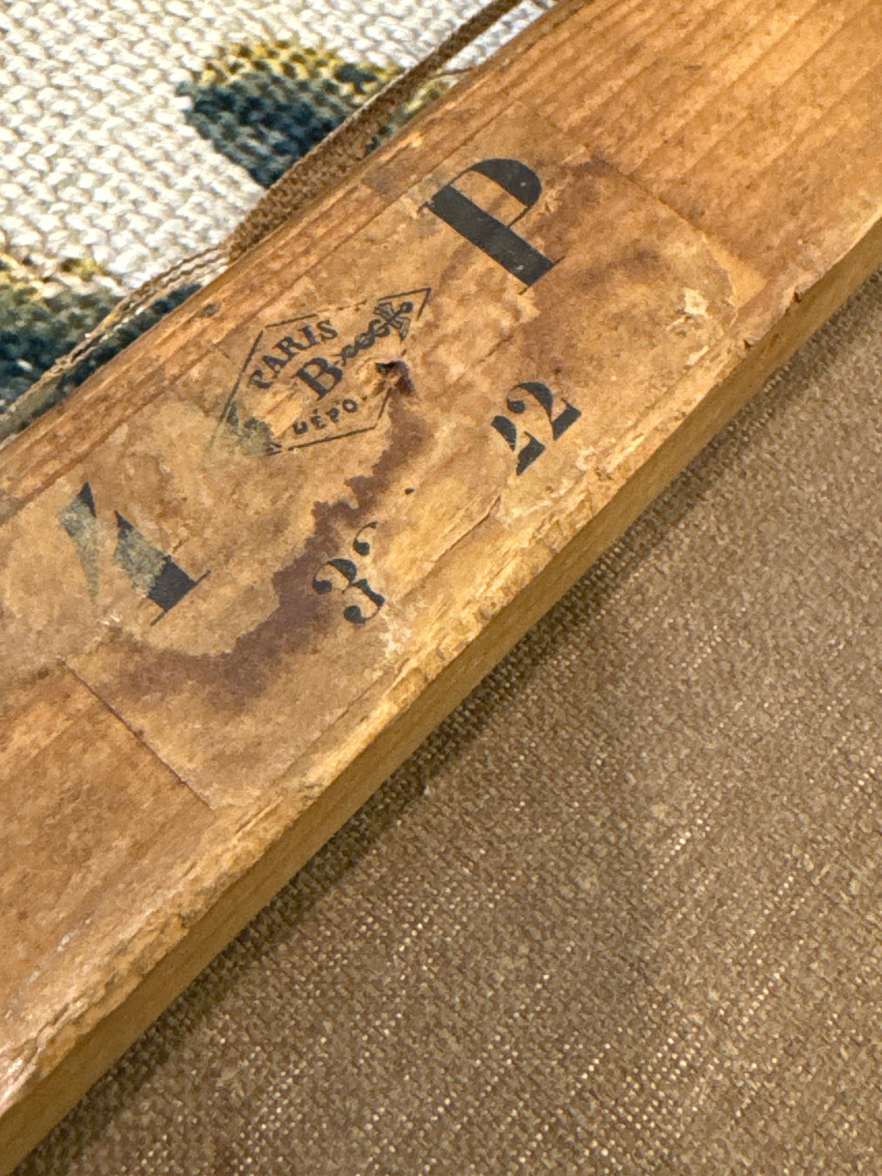 Antique French 1800s Venice Canals Oil Painting