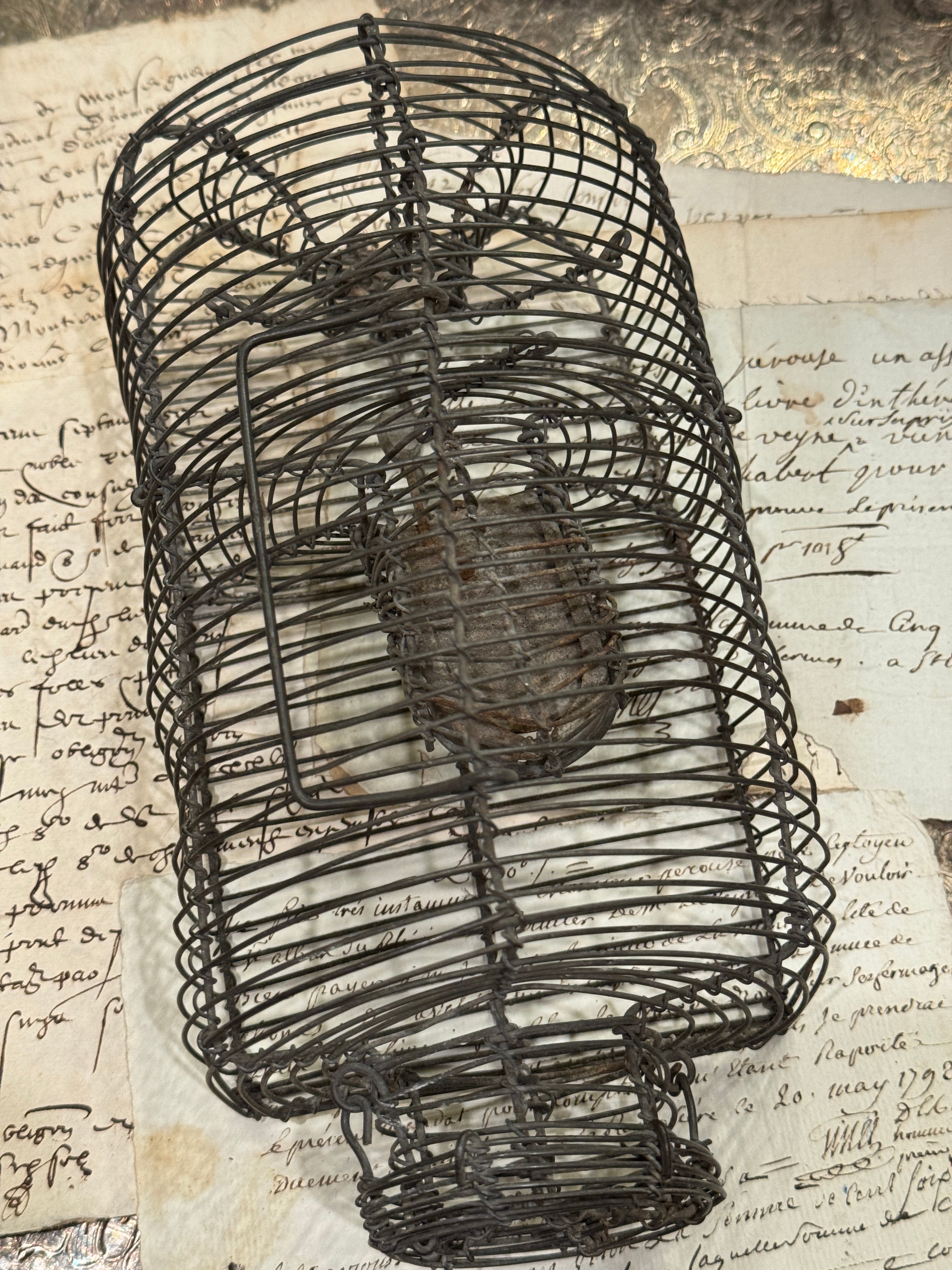 Antique French Wire Mouse Trap