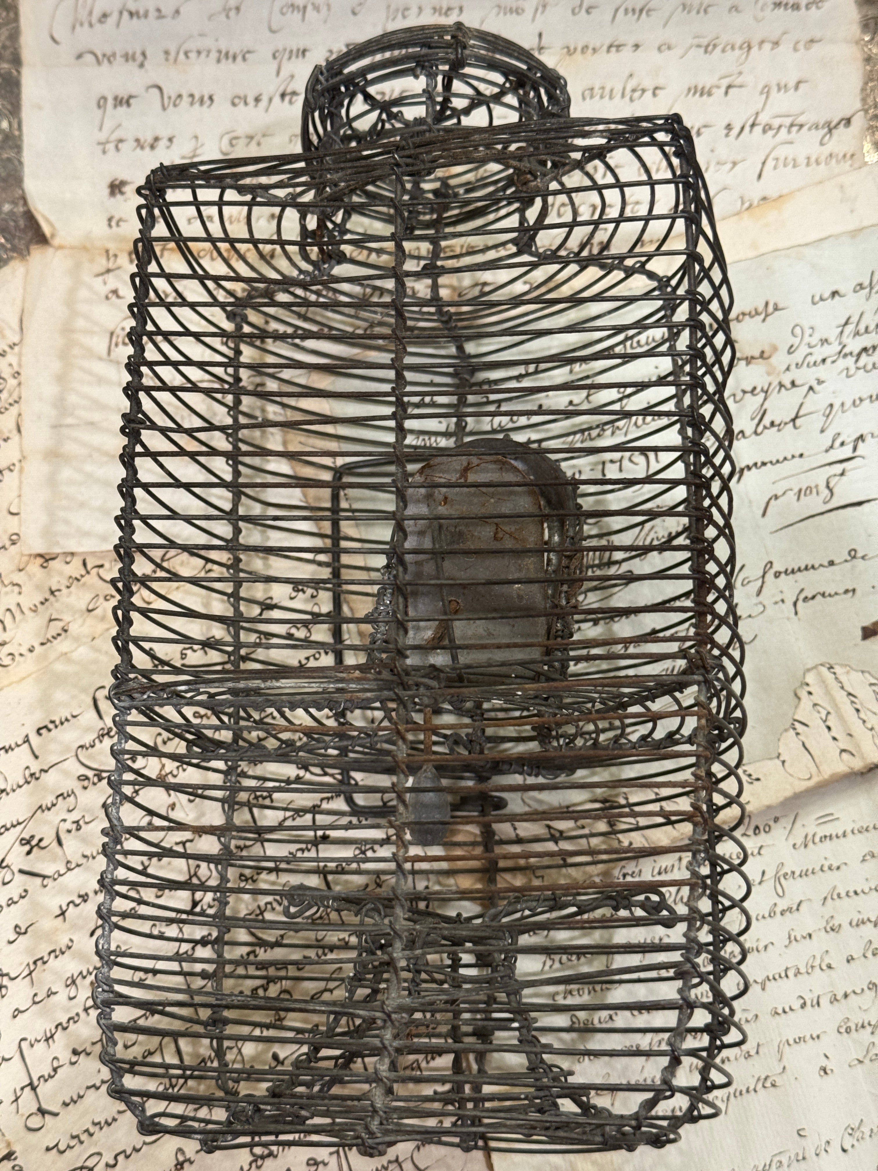 Antique French Wire Mouse Trap