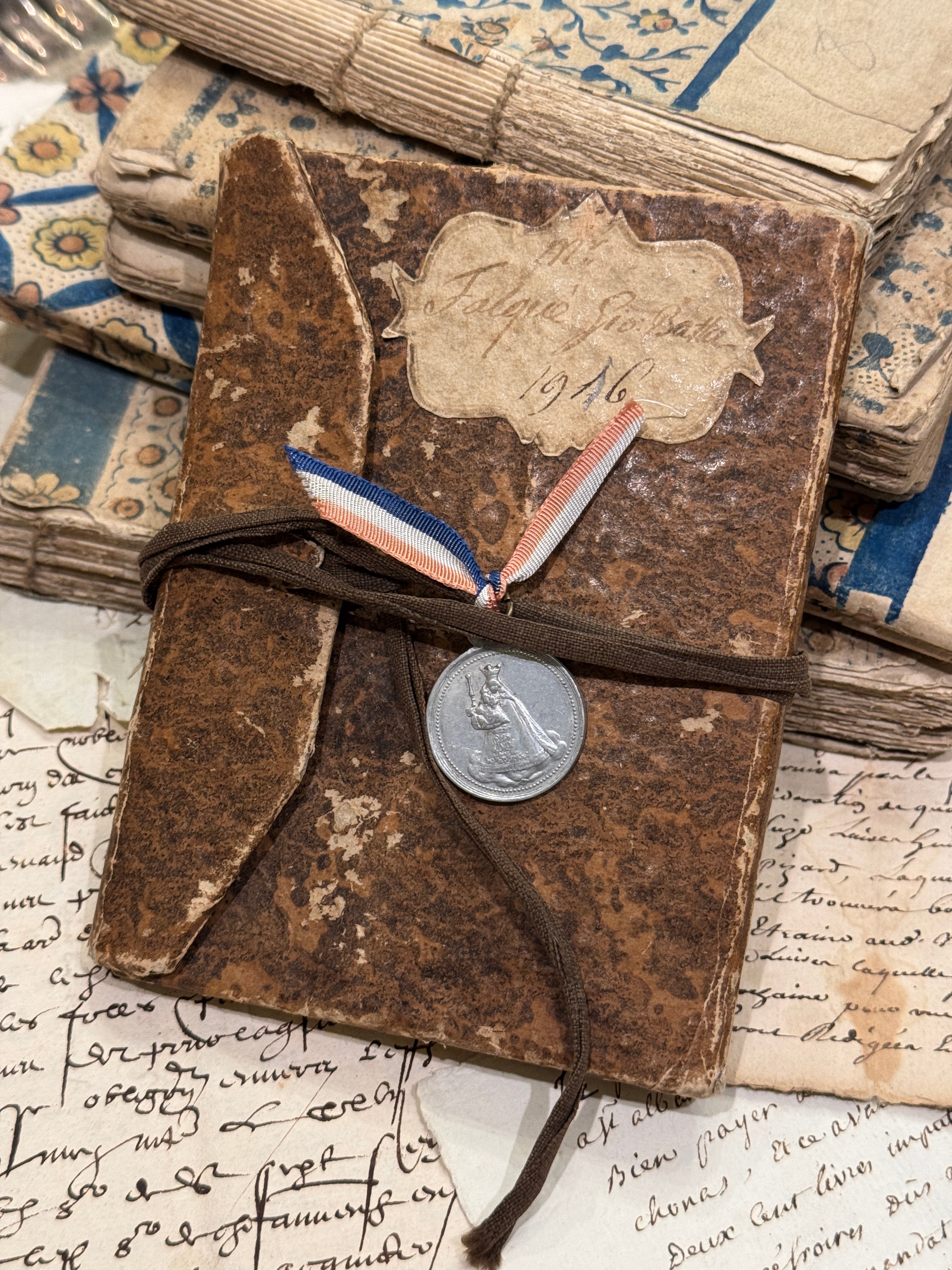 Antique French Travelers Notebook