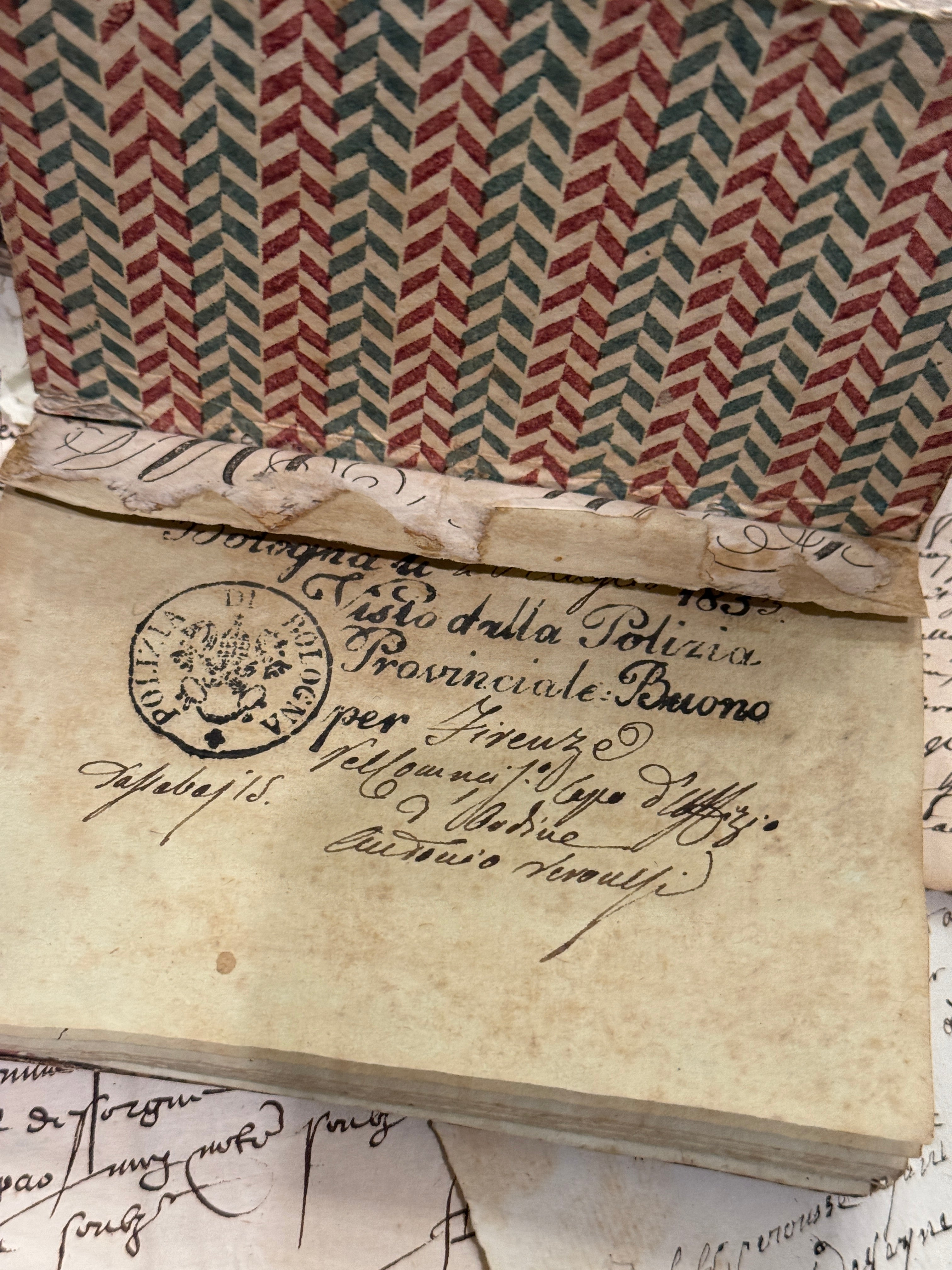 Antique French Travelers Notebook