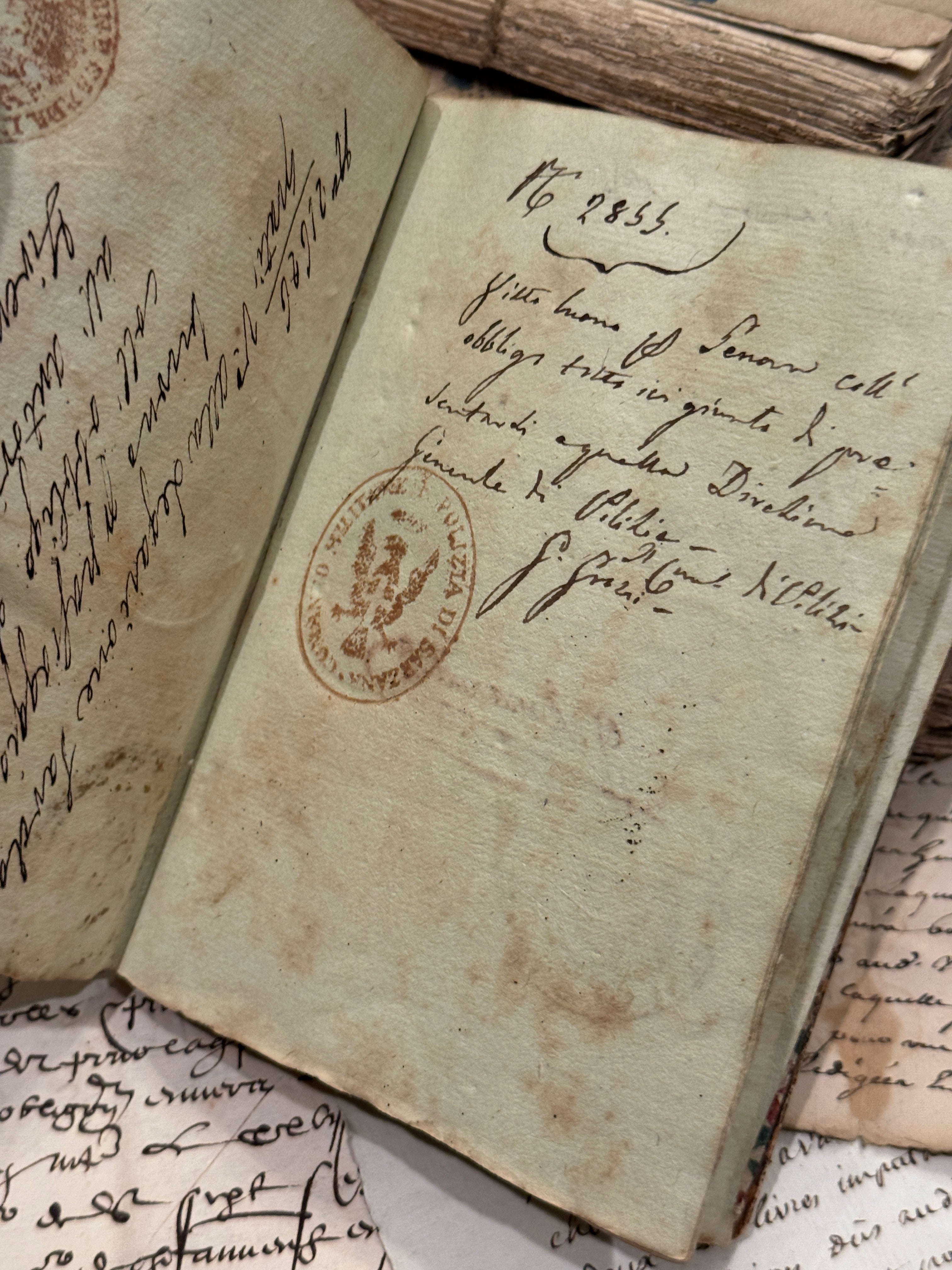 Antique French Travelers Notebook