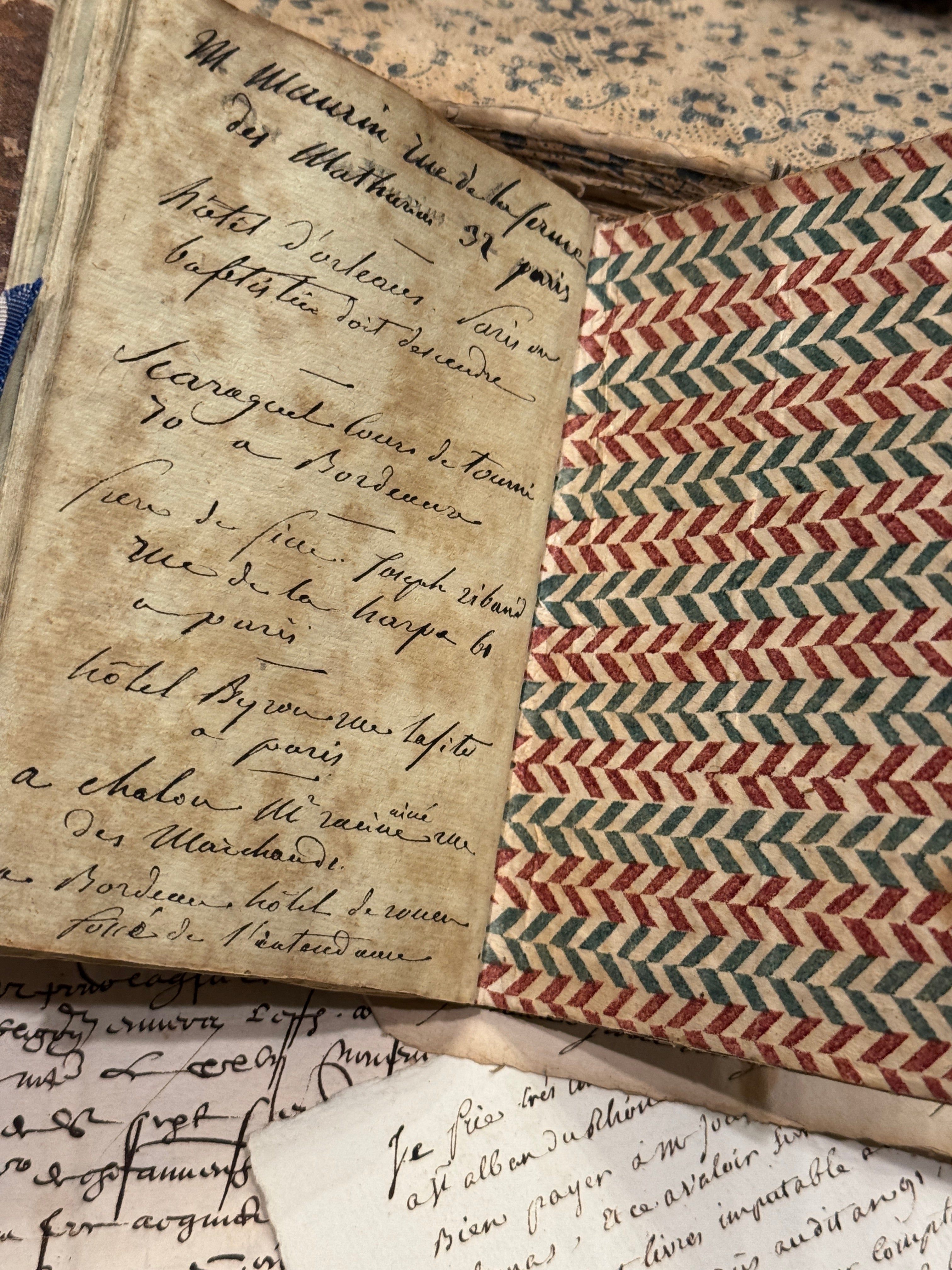 Antique French Travelers Notebook