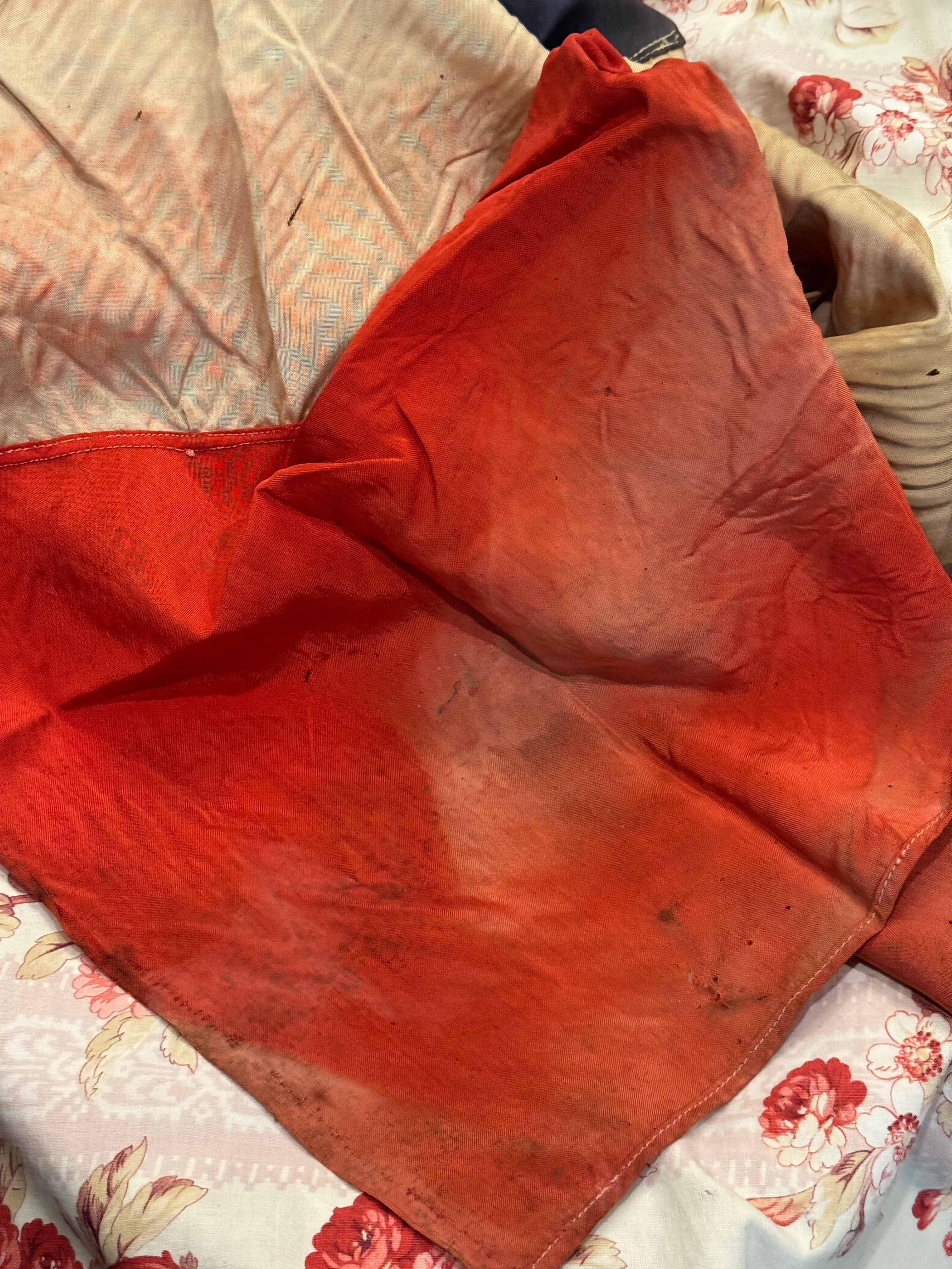 Large Tricolor Antique French flag